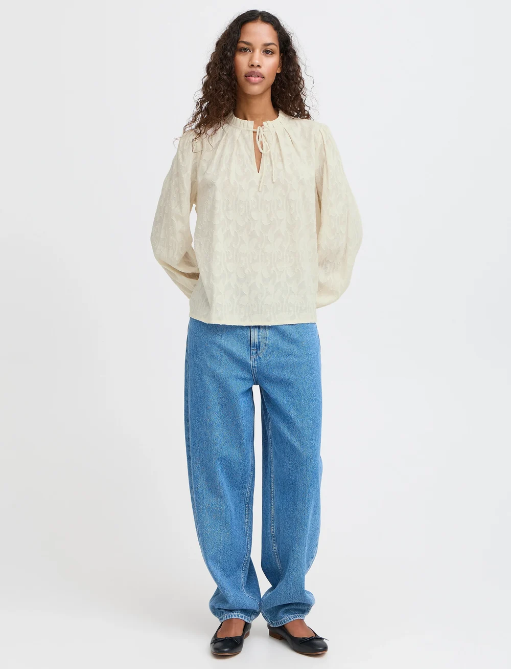 ICHI - IHEONA LS - blouses met lange mouwen - birch - 0