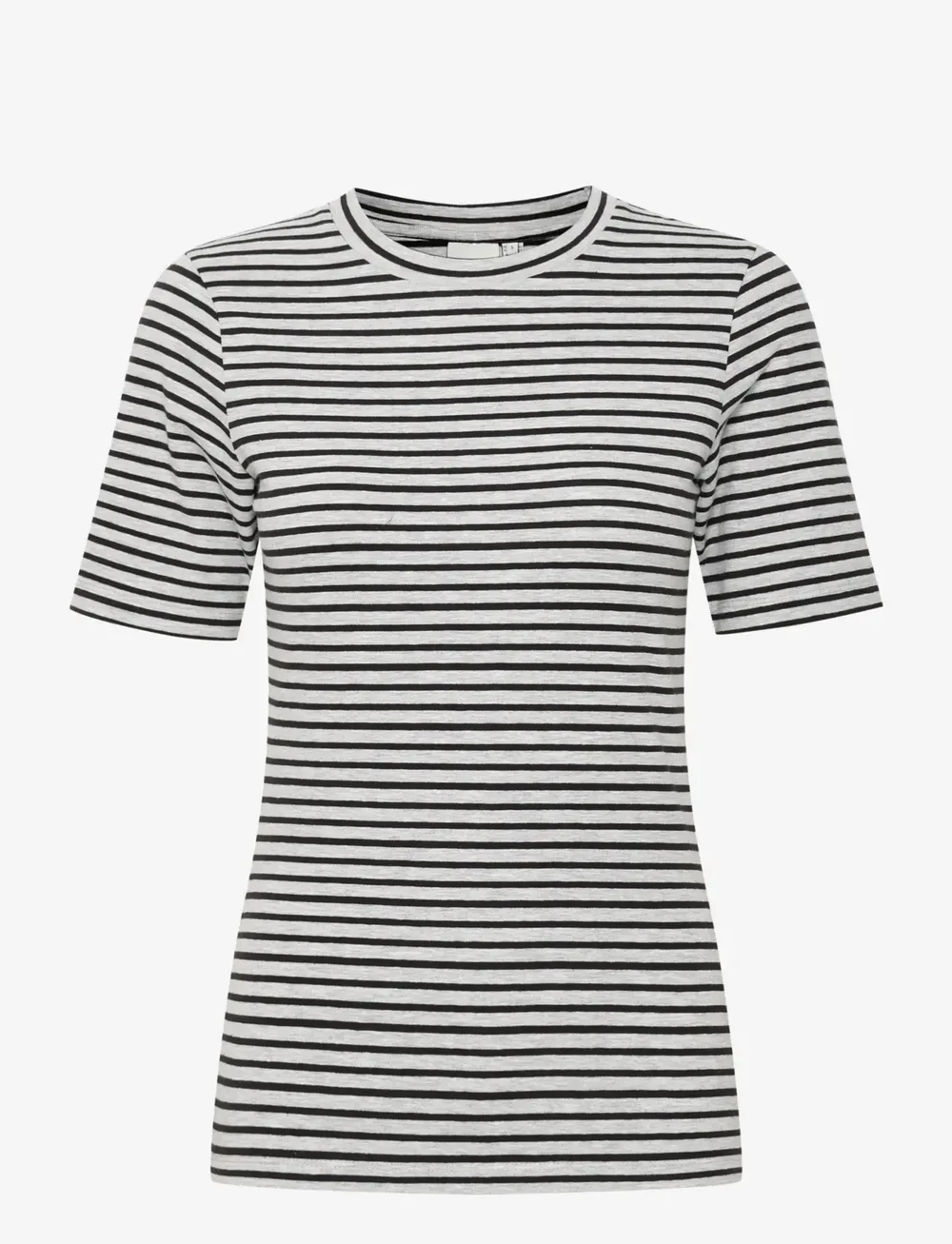 ICHI - IHMIRA SS2 - t-shirts - grey melange w. black - 1