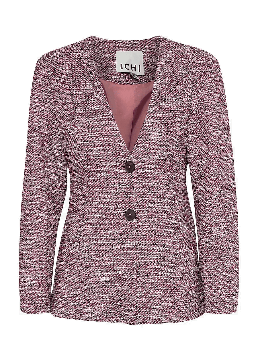 ICHI - IHKATE CHECLÉ BL2 - blazers met één knopenrij - pink berry bouclÉ - 1
