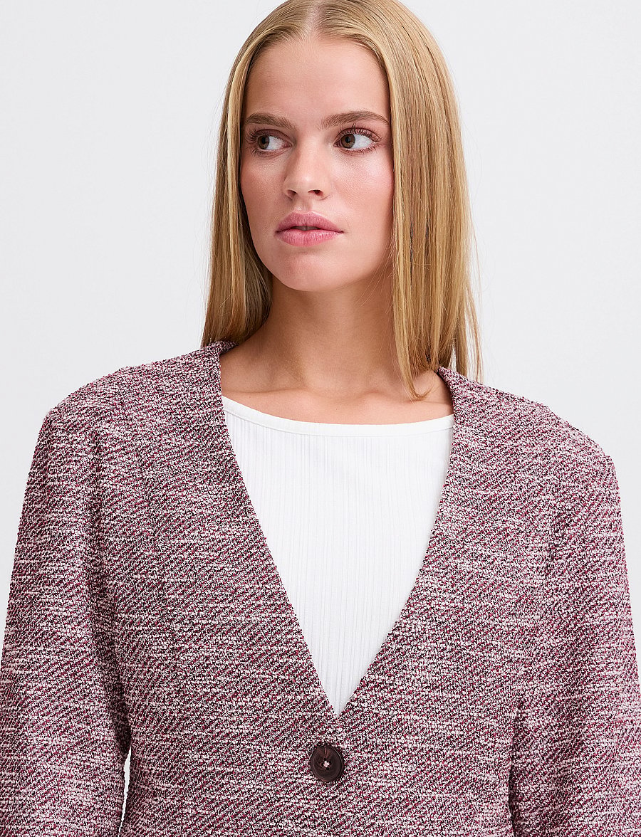 ICHI - IHKATE CHECLÉ BL2 - blazers met één knopenrij - pink berry bouclÉ - 4