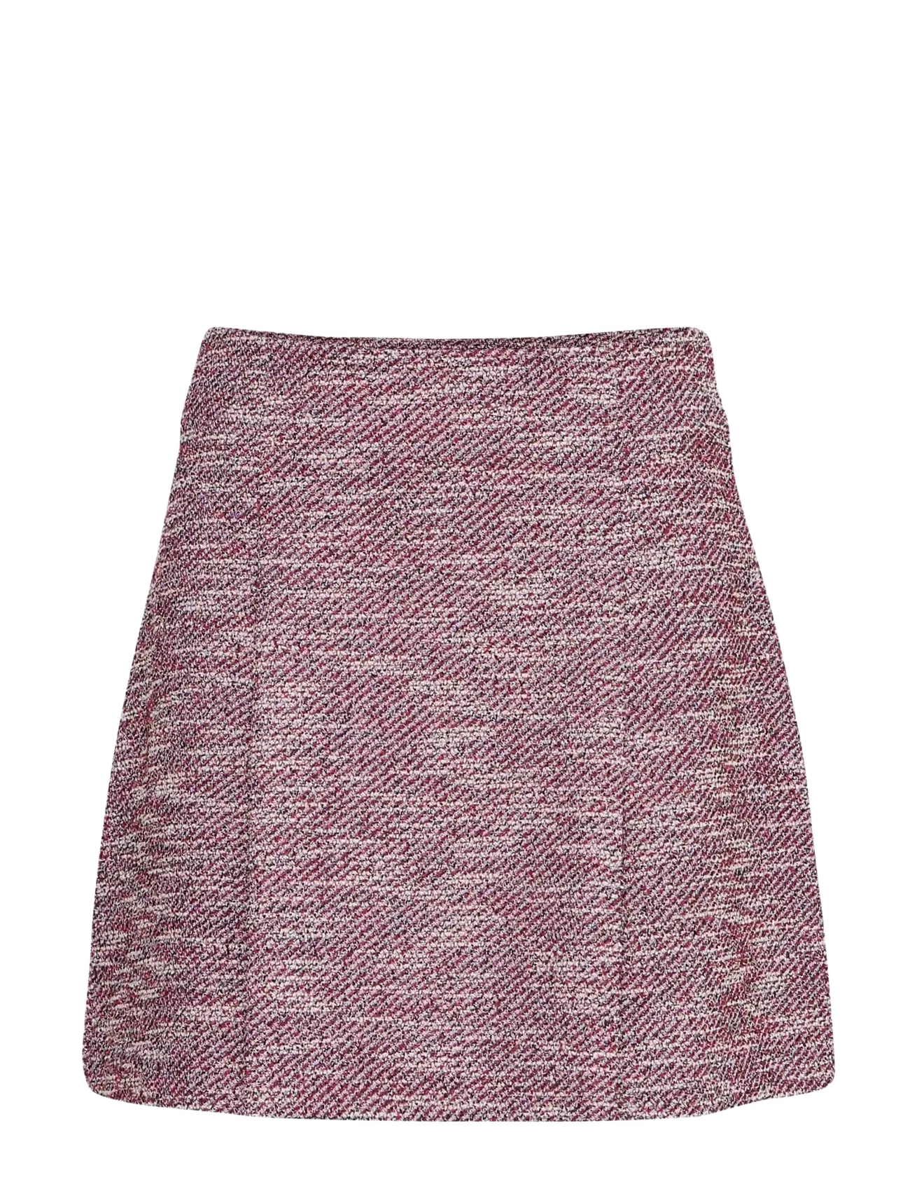 ICHI IHKATE CHECLÉ SK - Seelikud - PINK BERRY BOUCLÉ / burgundy
