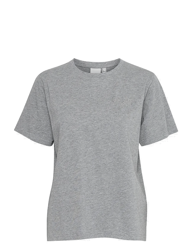 ICHI - IHNYNNA SS2 - t-shirts - light grey melange - 1