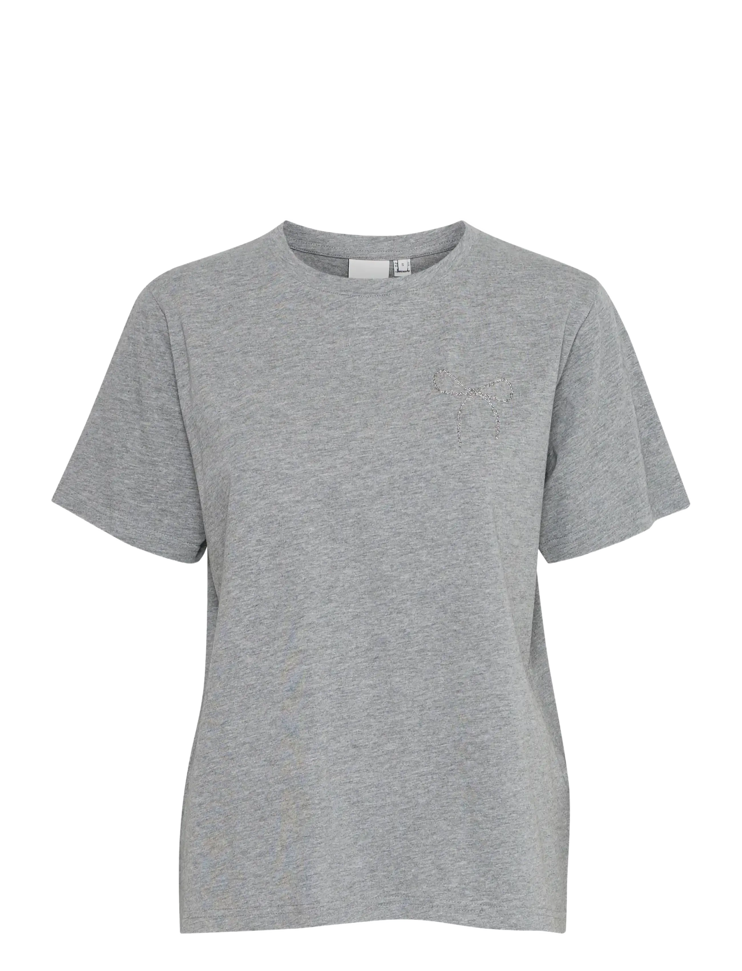 ICHI IHNYNNA SS2 - T-paidat - LIGHT GREY MELANGE / grey