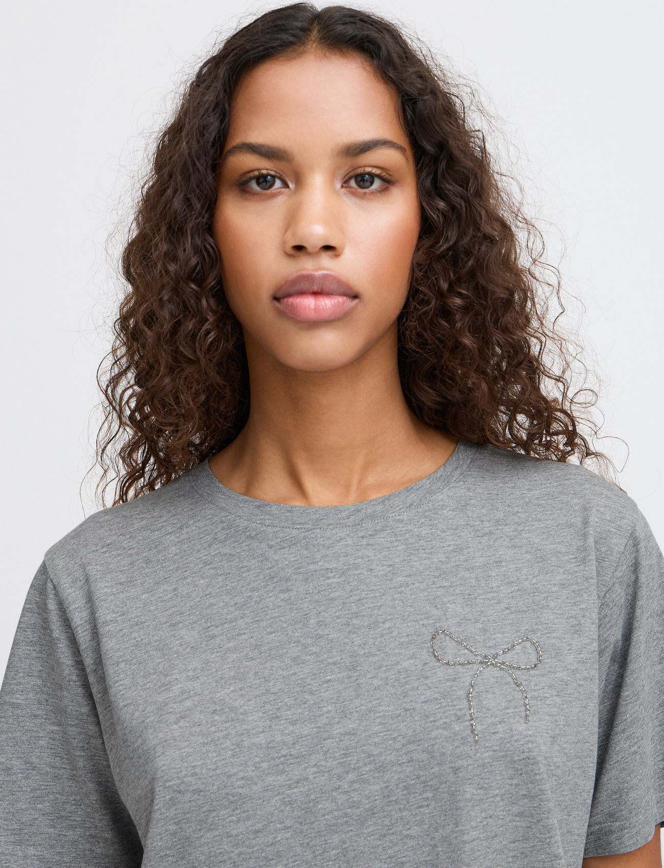 ICHI - IHNYNNA SS2 - autumn clothing - light grey melange - 5