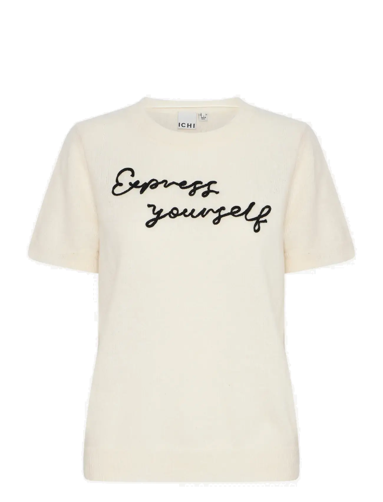 ICHI IHDAMILO SS - Plus Size - BIRCH / cream