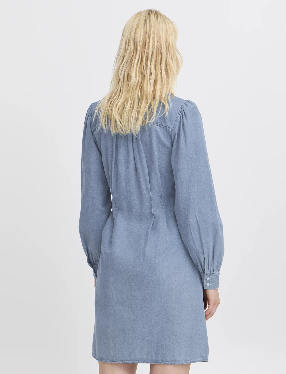 ICHI - IHARCHER DR - jeansklänningar - light blue washed - 4