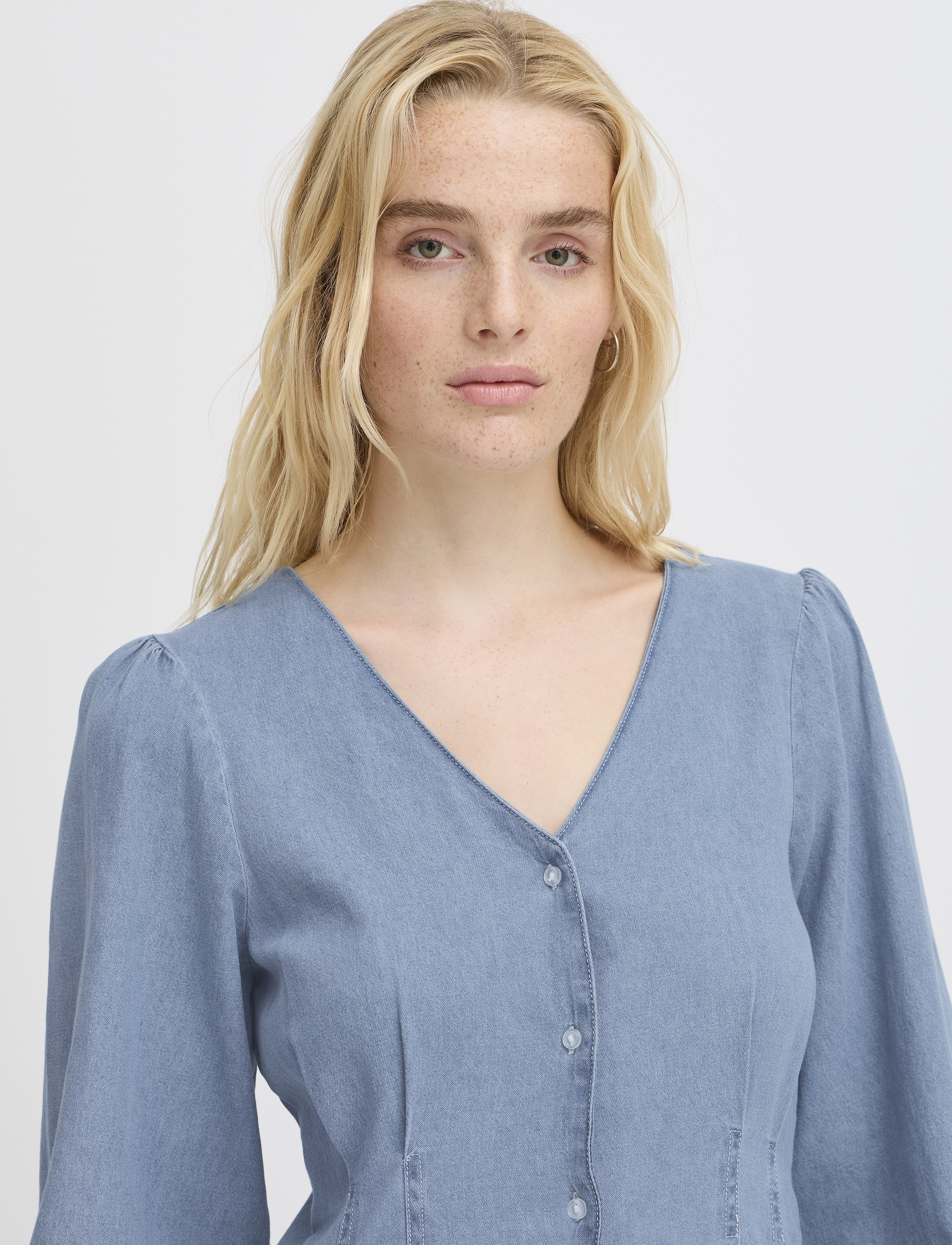 ICHI - IHARCHER DR - korta klänningar - light blue washed - 5