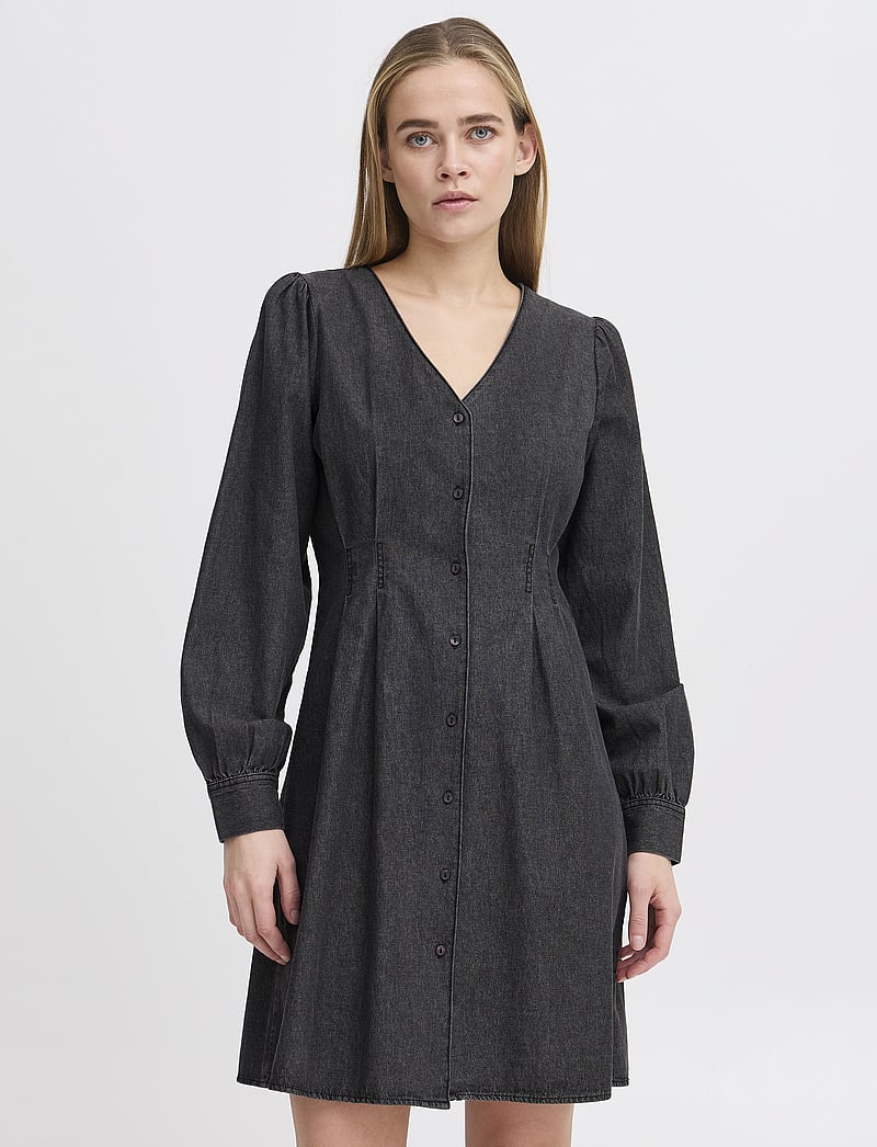 ICHI - IHARCHER DR - denimkjoler - washed black - 3