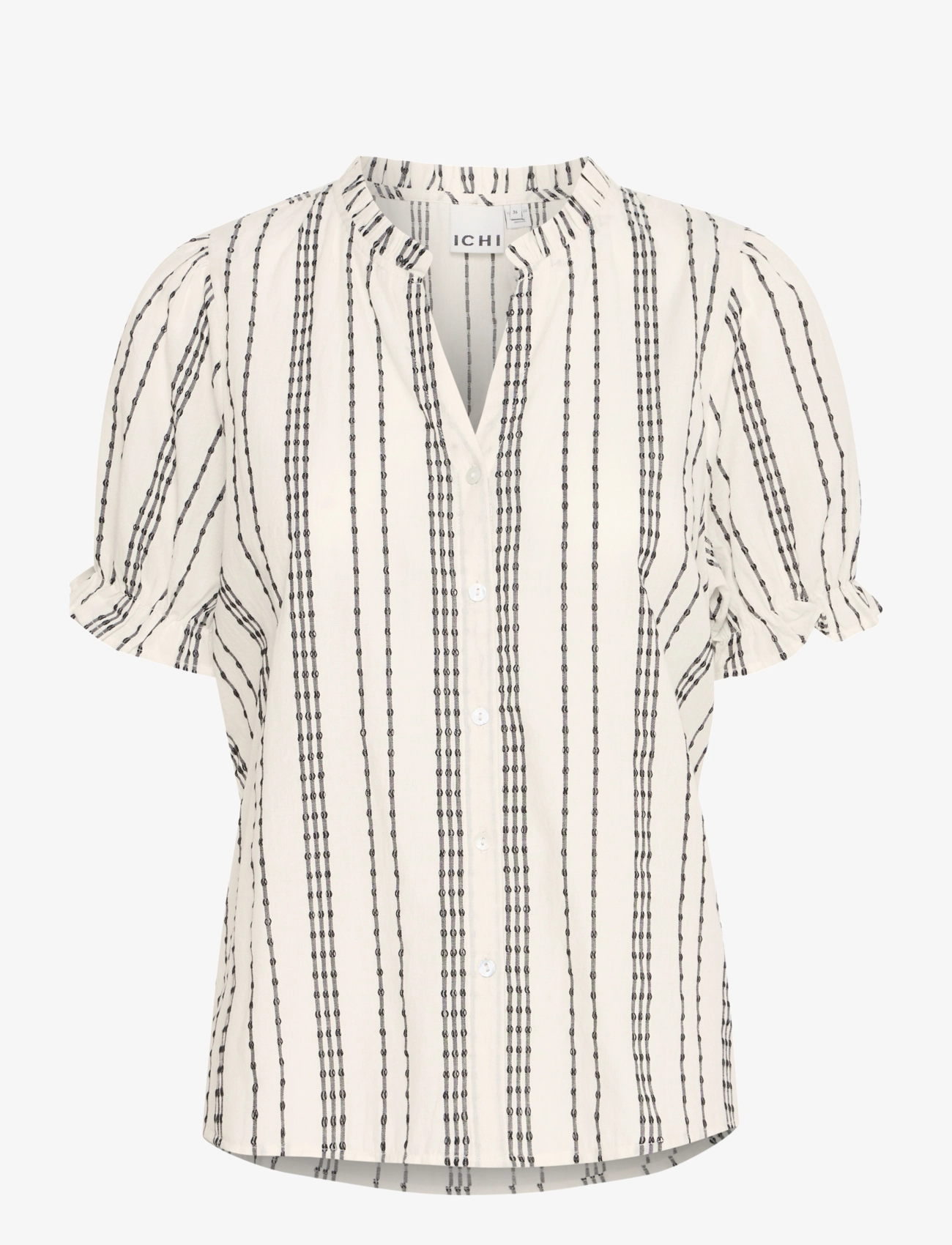 BIRCH W. BLACK JACQUARD STRIPE