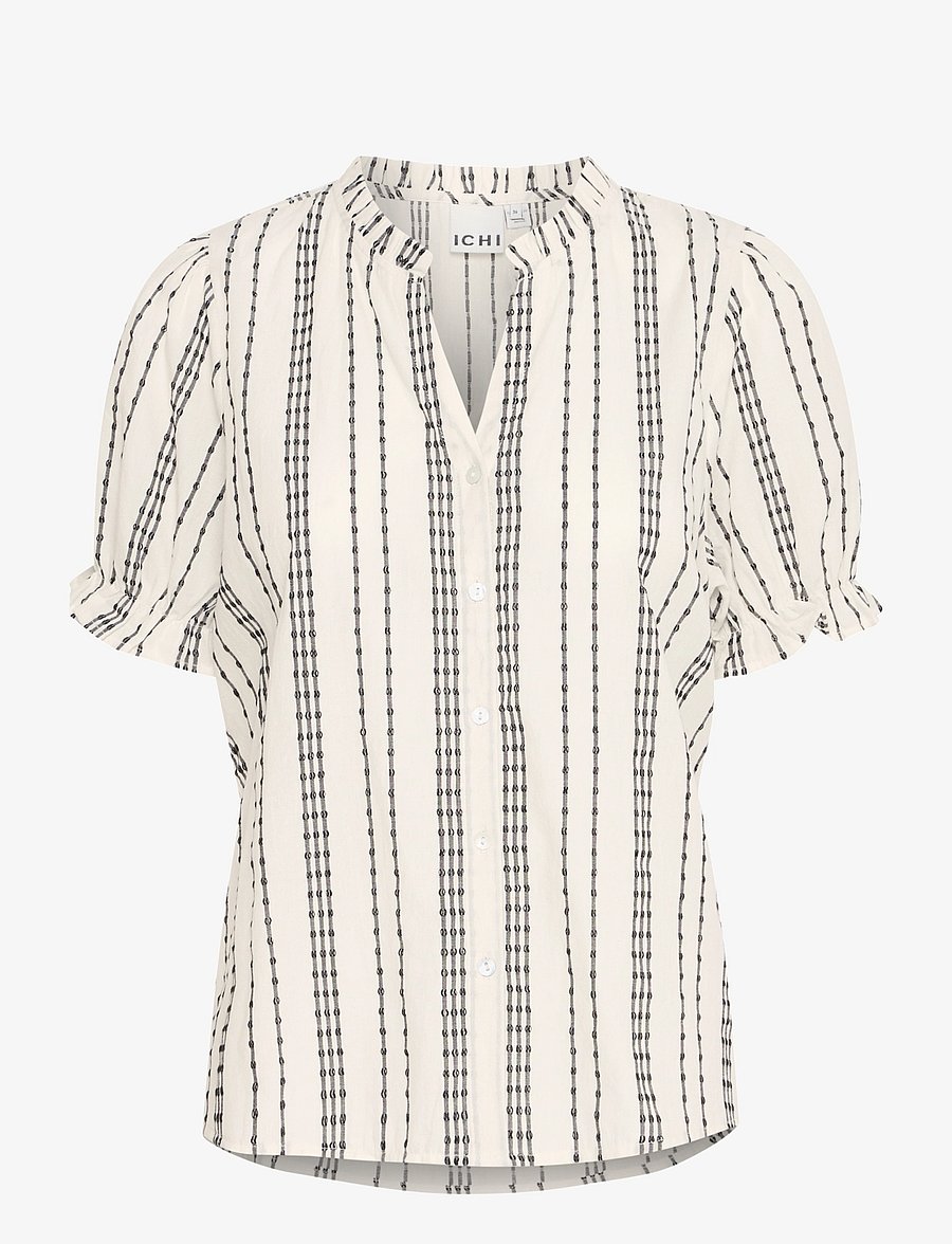 ICHI - IHJOSINE SH2 - birch w. black jacquard stripe - 1