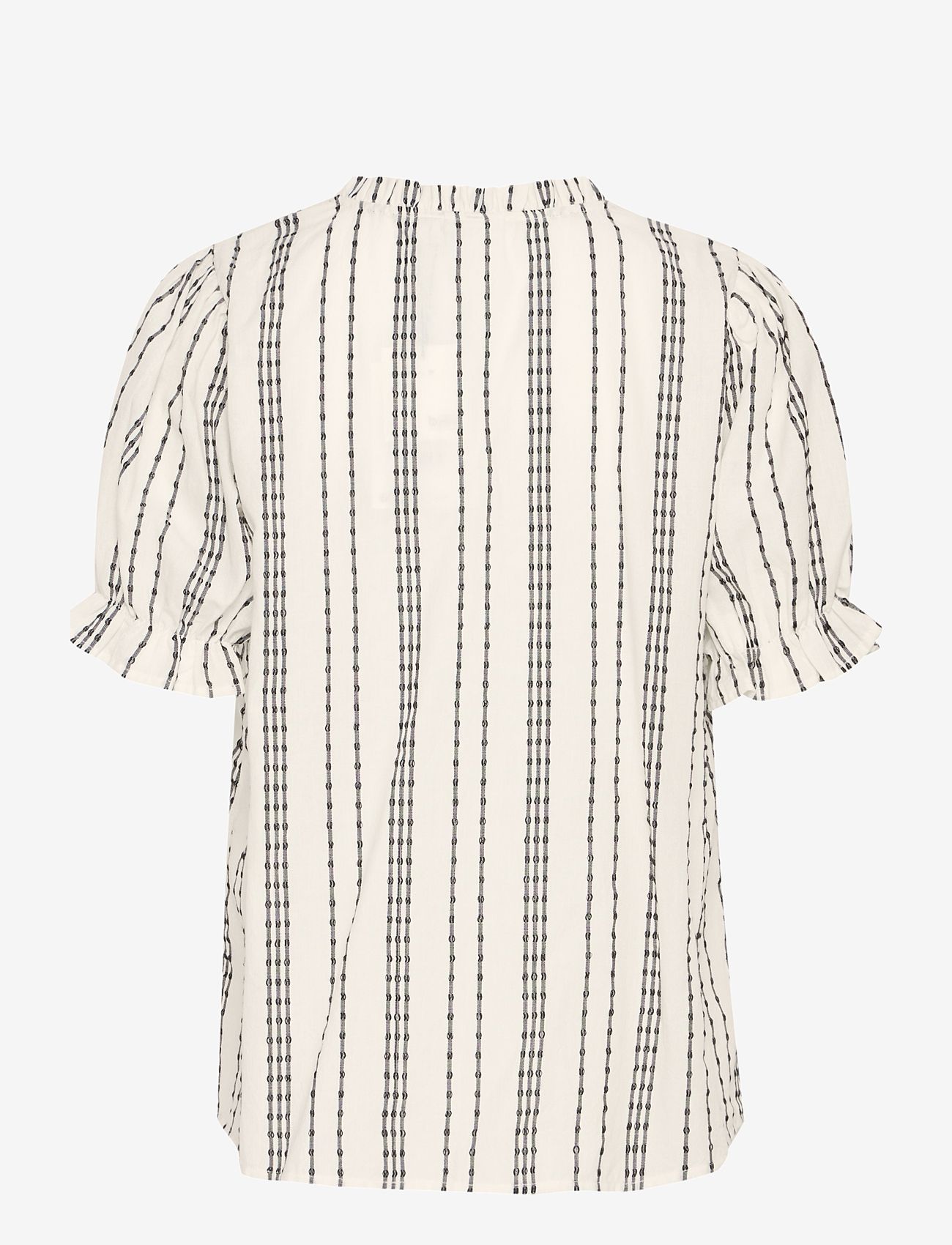 ICHI - IHJOSINE SH2 - lühikeste varrukatega särgid - birch w. black jacquard stripe - 2