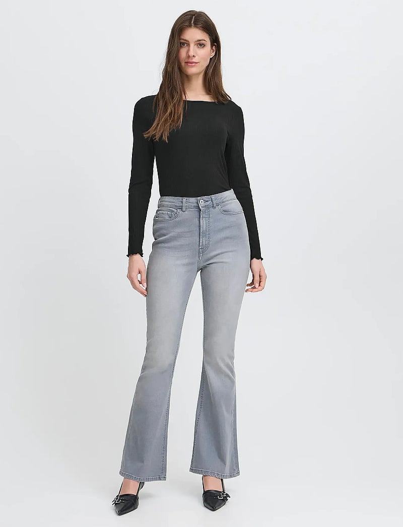 ICHI - IHCELLA LS - langermede topper - black - 0