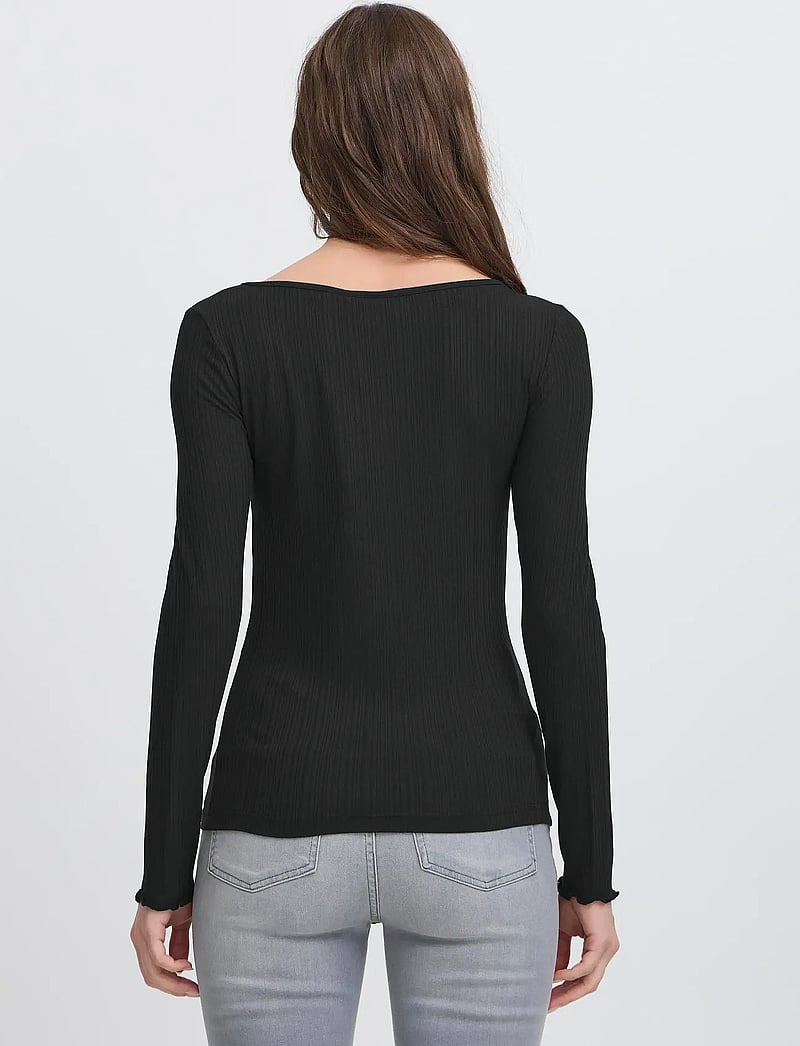 ICHI - IHCELLA LS - langermede topper - black - 3