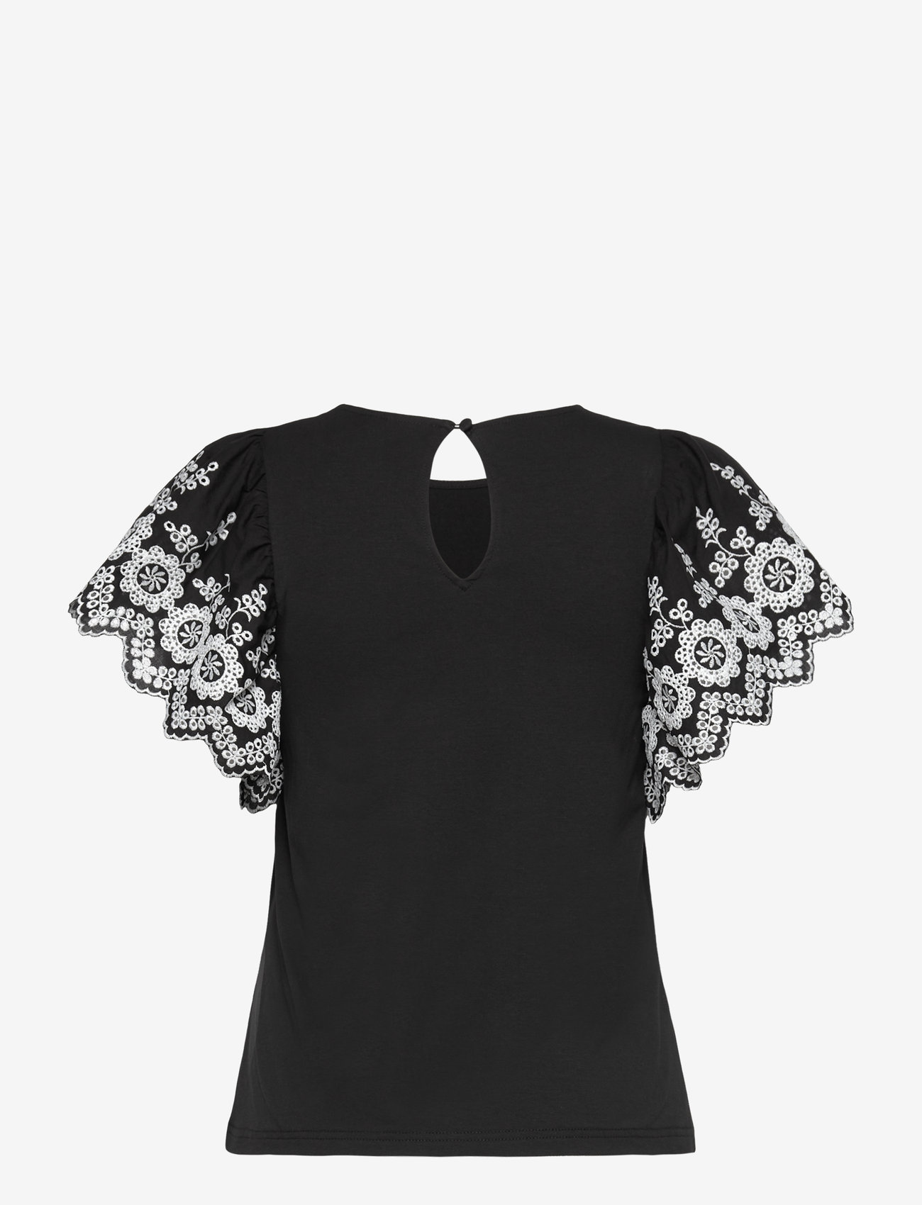 ICHI - IHMALUI SS - short-sleeved blouses - black - 1