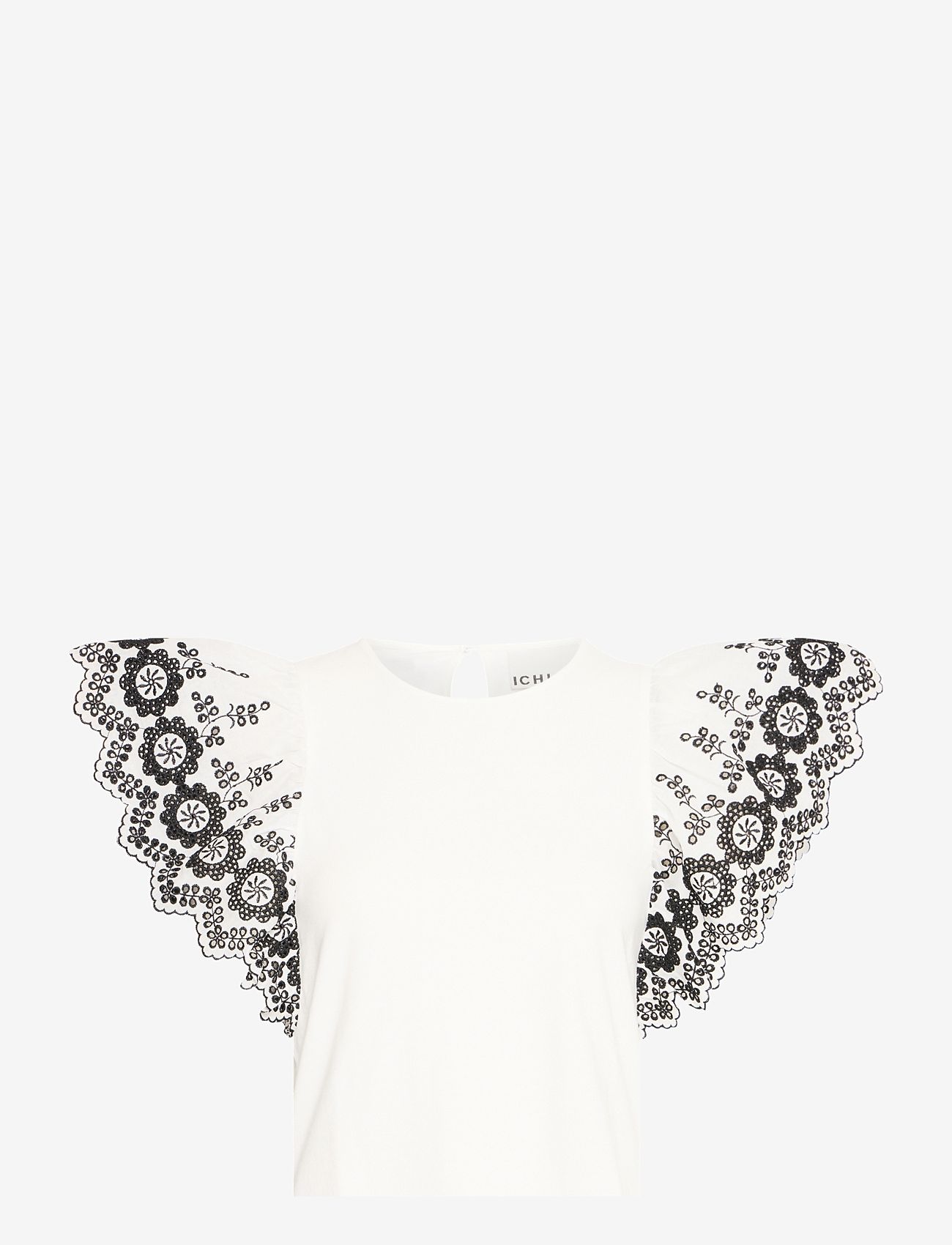 ICHI - IHMALUI SS - short-sleeved blouses - cloud dancer - 0