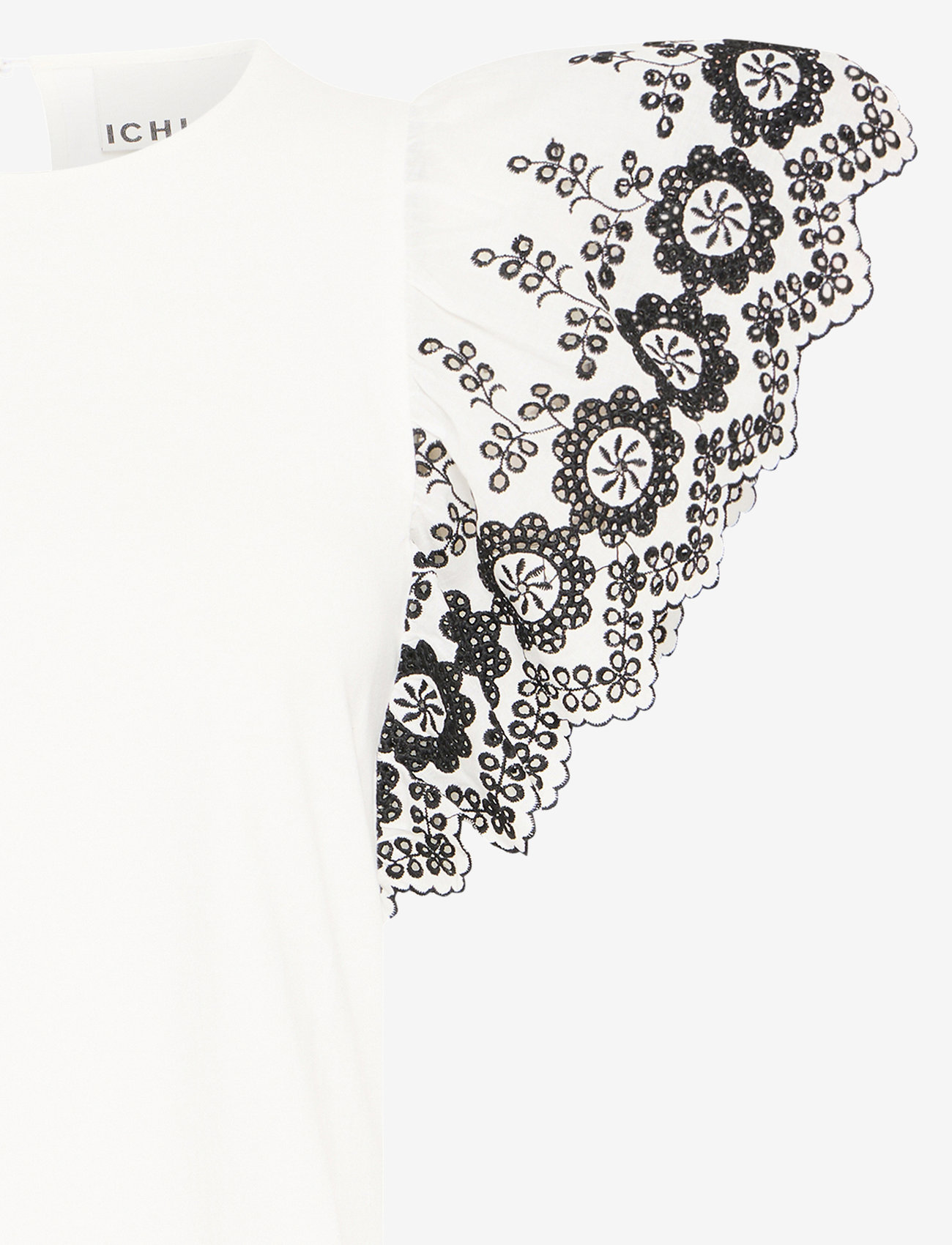 ICHI - IHMALUI SS - short-sleeved blouses - cloud dancer - 4