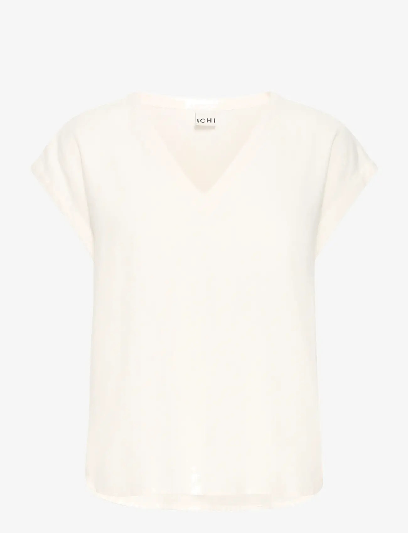 ICHI - IHLINNO SS - kurzämlige blusen - cloud dancer - 0