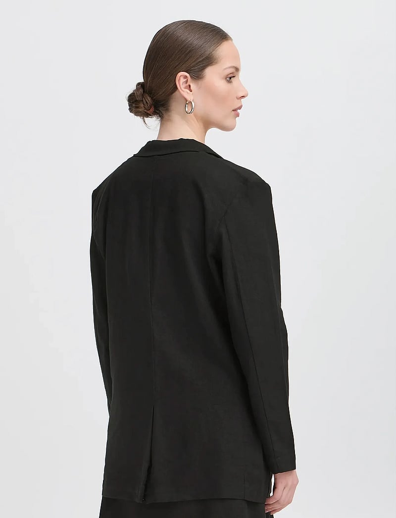 ICHI - IHLINNO BL - einreihige blazer - black - 4