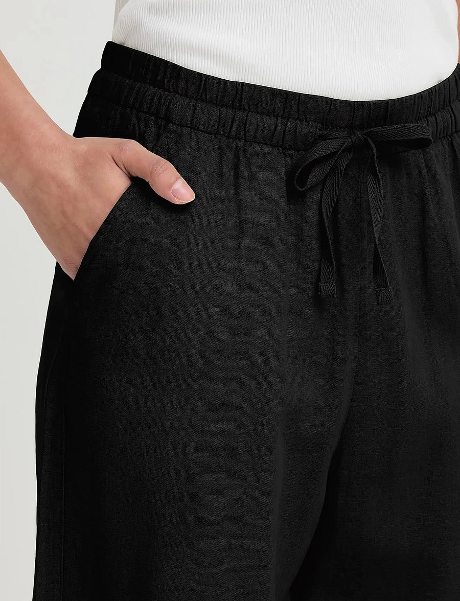 ICHI - IHLINNO PA BARREL - barrel trousers - black - 5