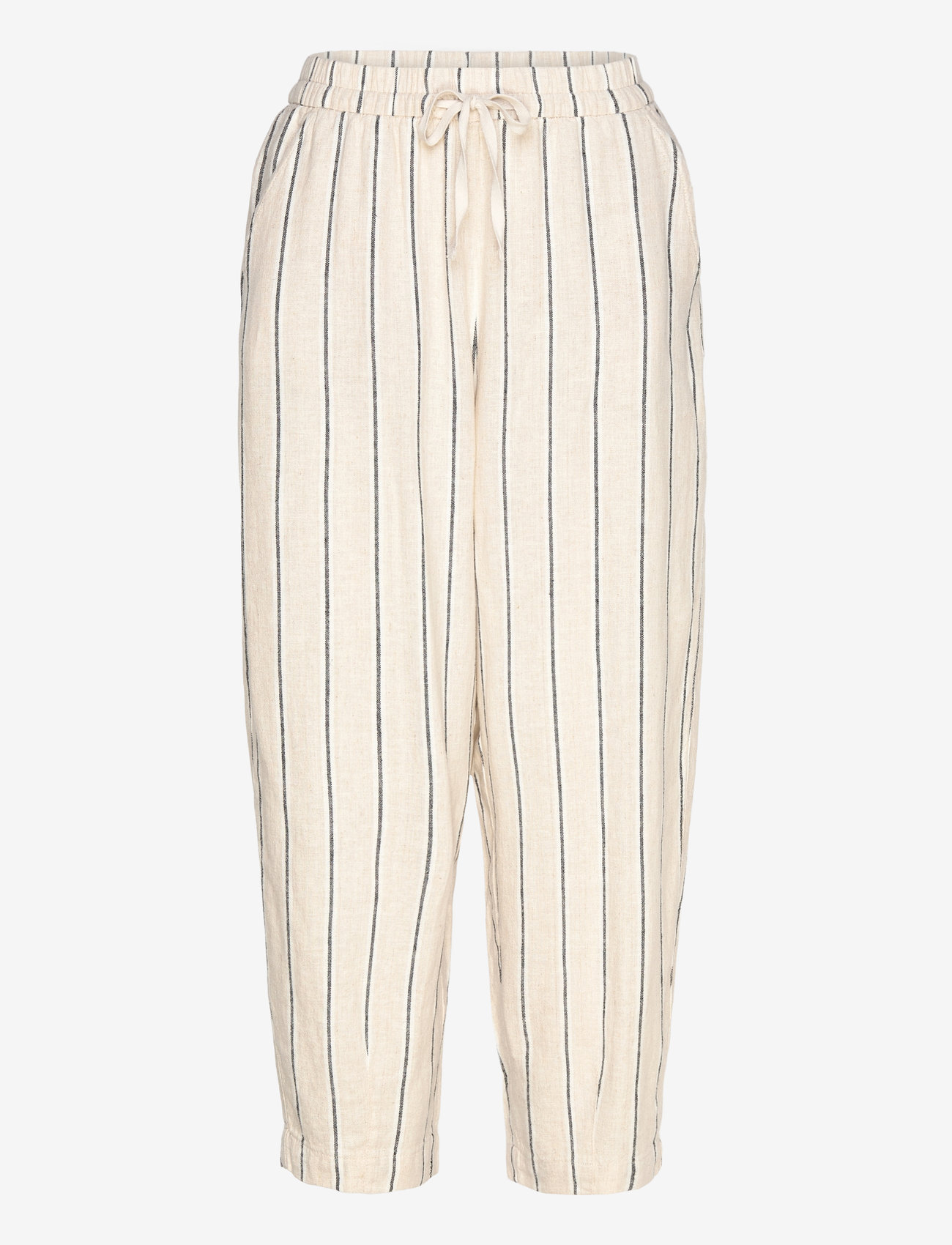 ICHI - IHLINNO PA BARREL - barrel-hosen - natural ecru stripe - 0