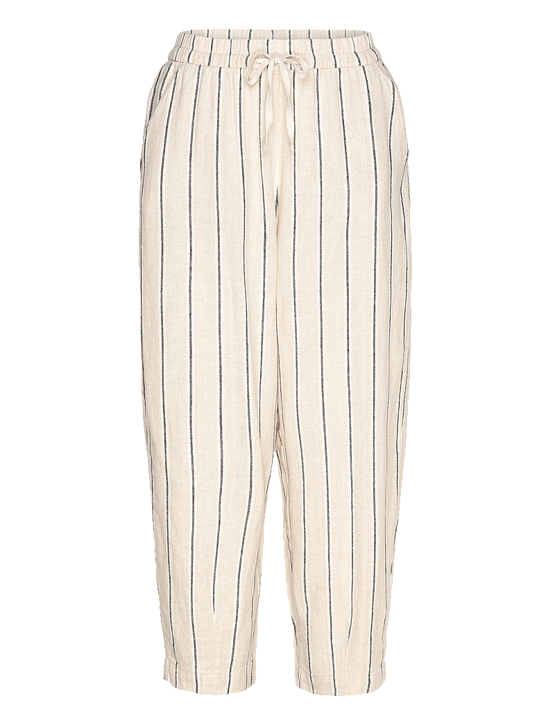 ICHI - IHLINNO PA BARREL - barrel-hosen - natural ecru stripe - 0