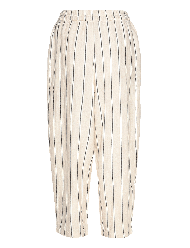ICHI - IHLINNO PA BARREL - barrel-hosen - natural ecru stripe - 1