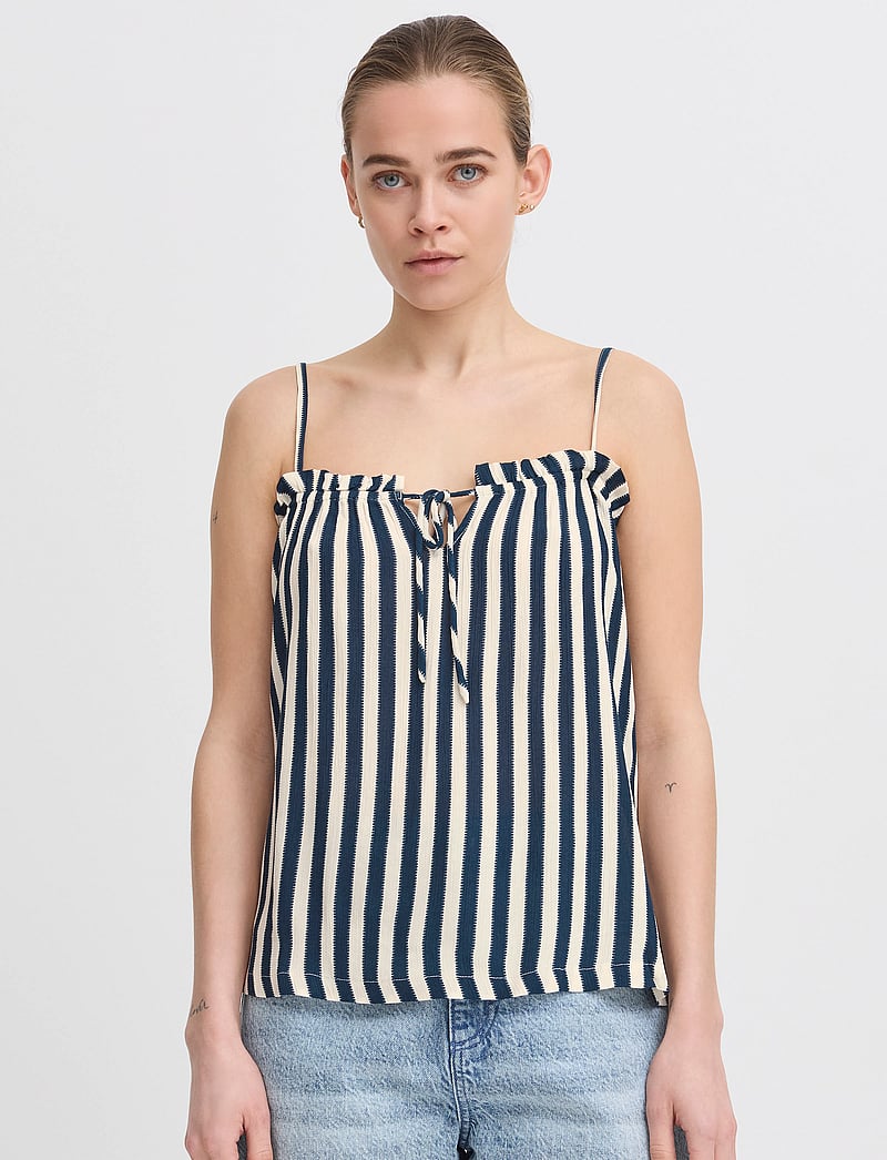 ICHI - IHMARRAKECH AOP TO9 - Ærmeløse bluser - total eclipse dotted stripe ao - 4