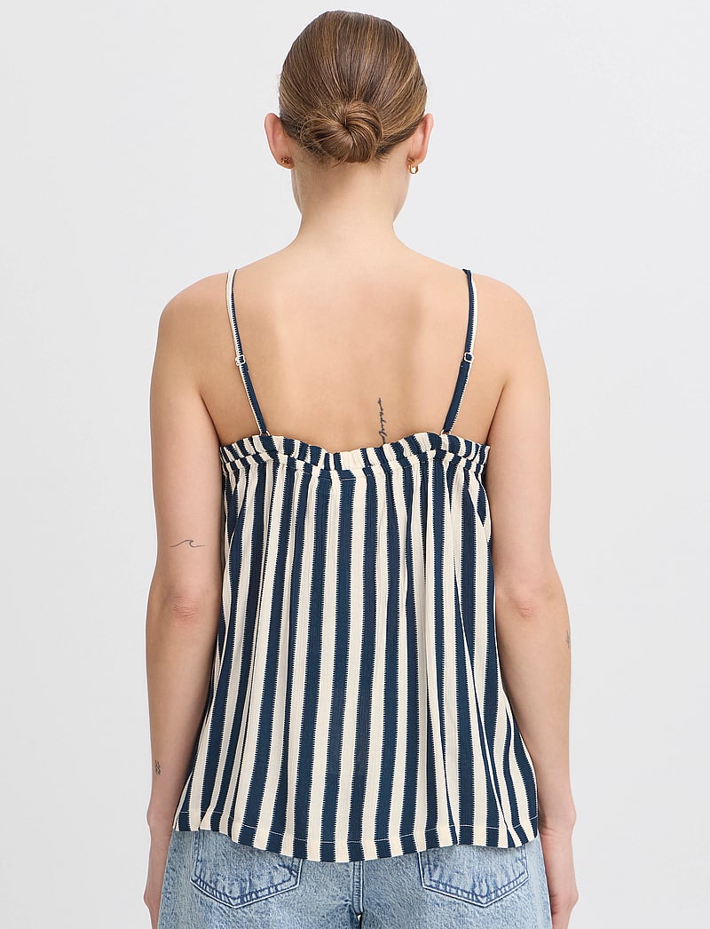 ICHI - IHMARRAKECH AOP TO9 - Ærmeløse bluser - total eclipse dotted stripe ao - 5