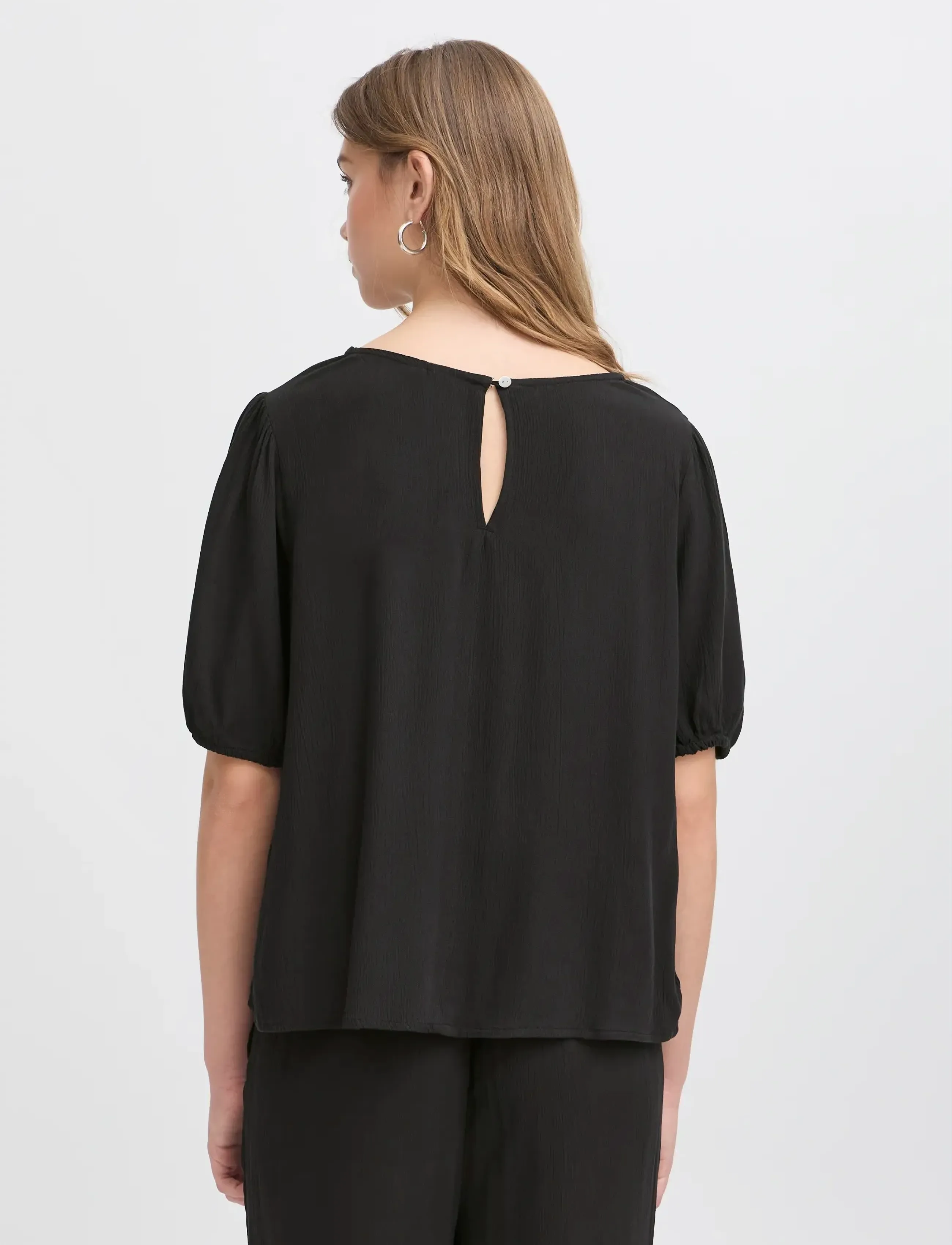 ICHI - IHMARRAKECH SO SS15 - palaidinės trumpomis rankovėmis - black - 3