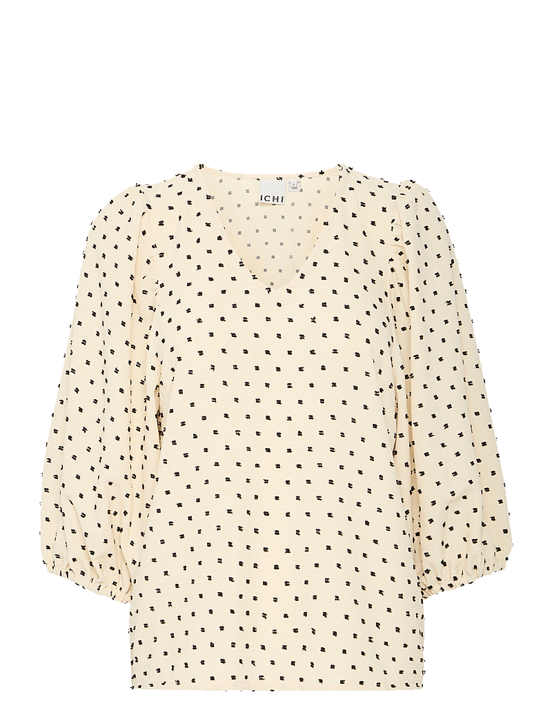 ICHI - IHZABBY MS - kortærmede bluser - almond milk - 1