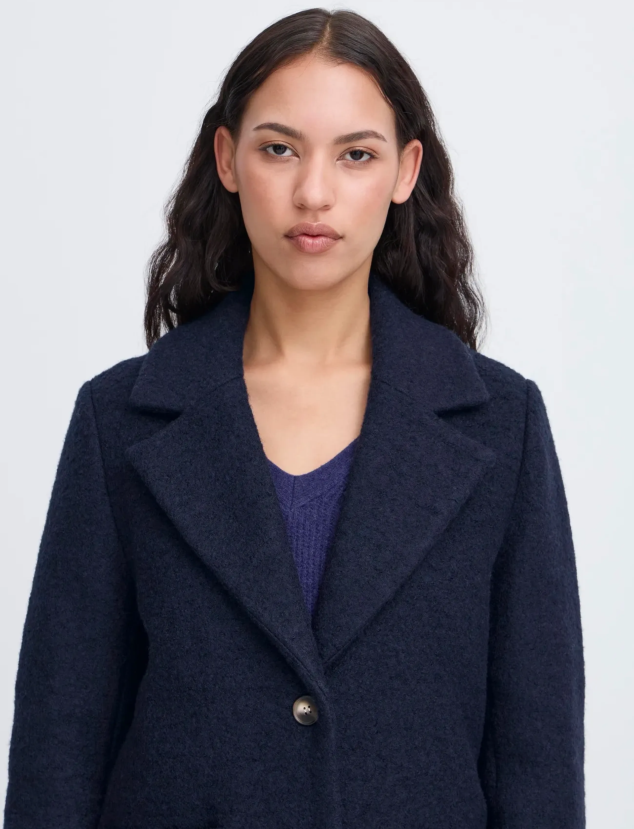 ICHI - IHSTIPA JA6 - wełniane płaszcze - dark navy - 5