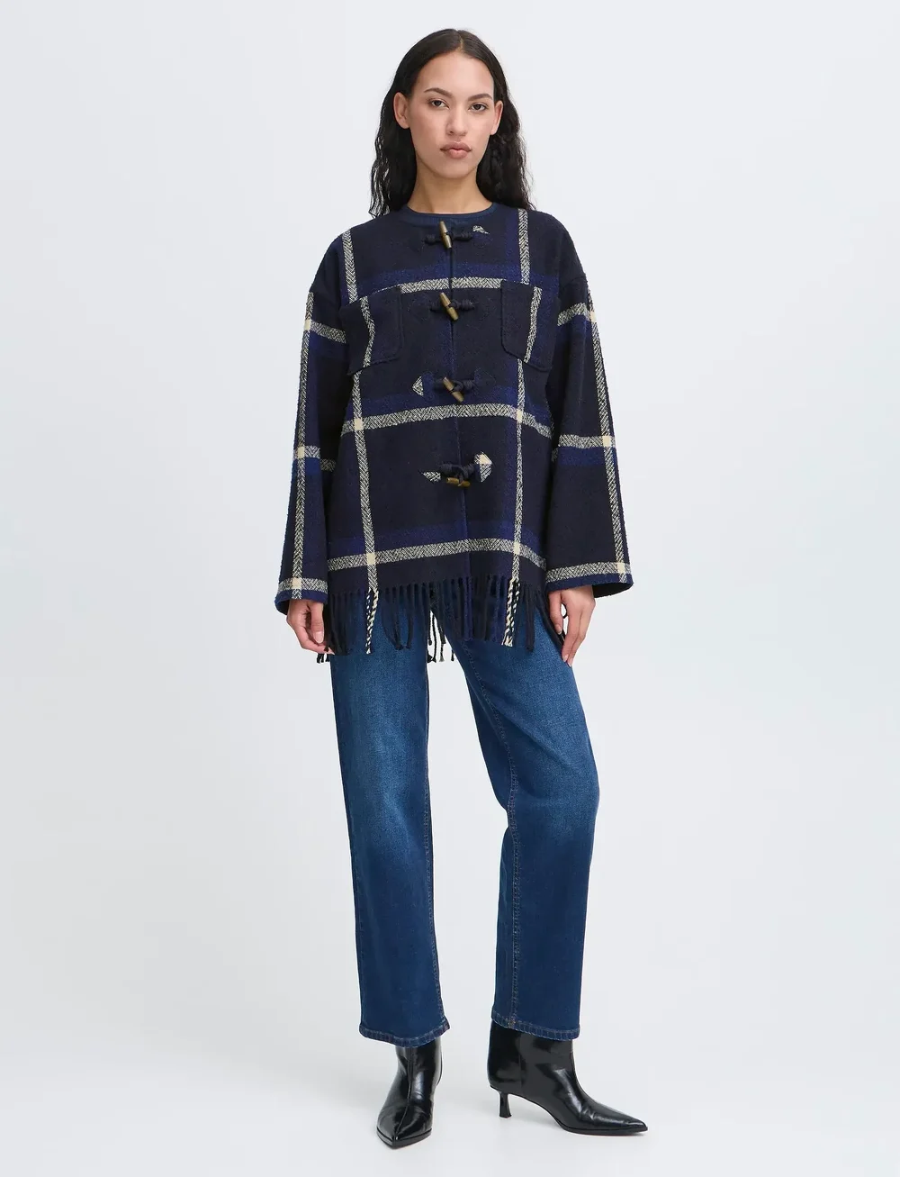 ICHI - IHFONIZA JA - rudens jakas - patriot blue - 0