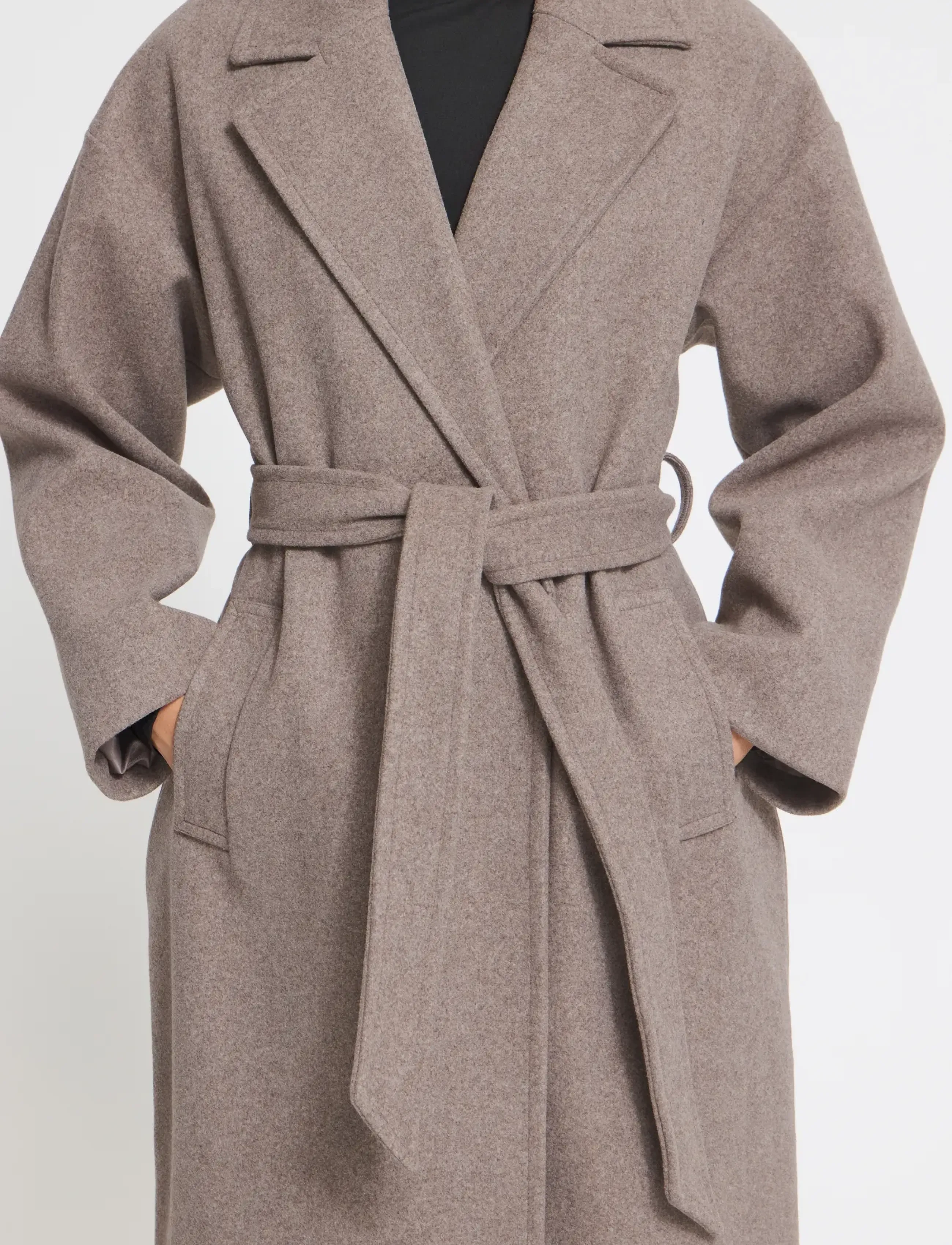 ICHI - IHJANNET JA8 - overtøj - taupe gray melange - 3