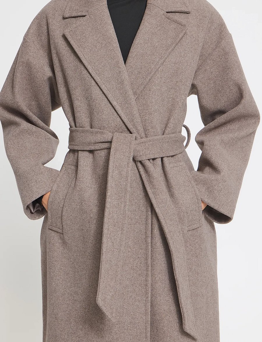 ICHI - IHJANNET JA8 - leichte mäntel - taupe gray melange - 3