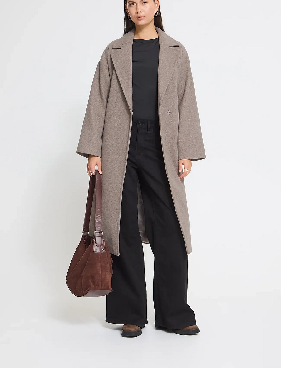 ICHI - IHJANNET JA8 - leichte mäntel - taupe gray melange - 4