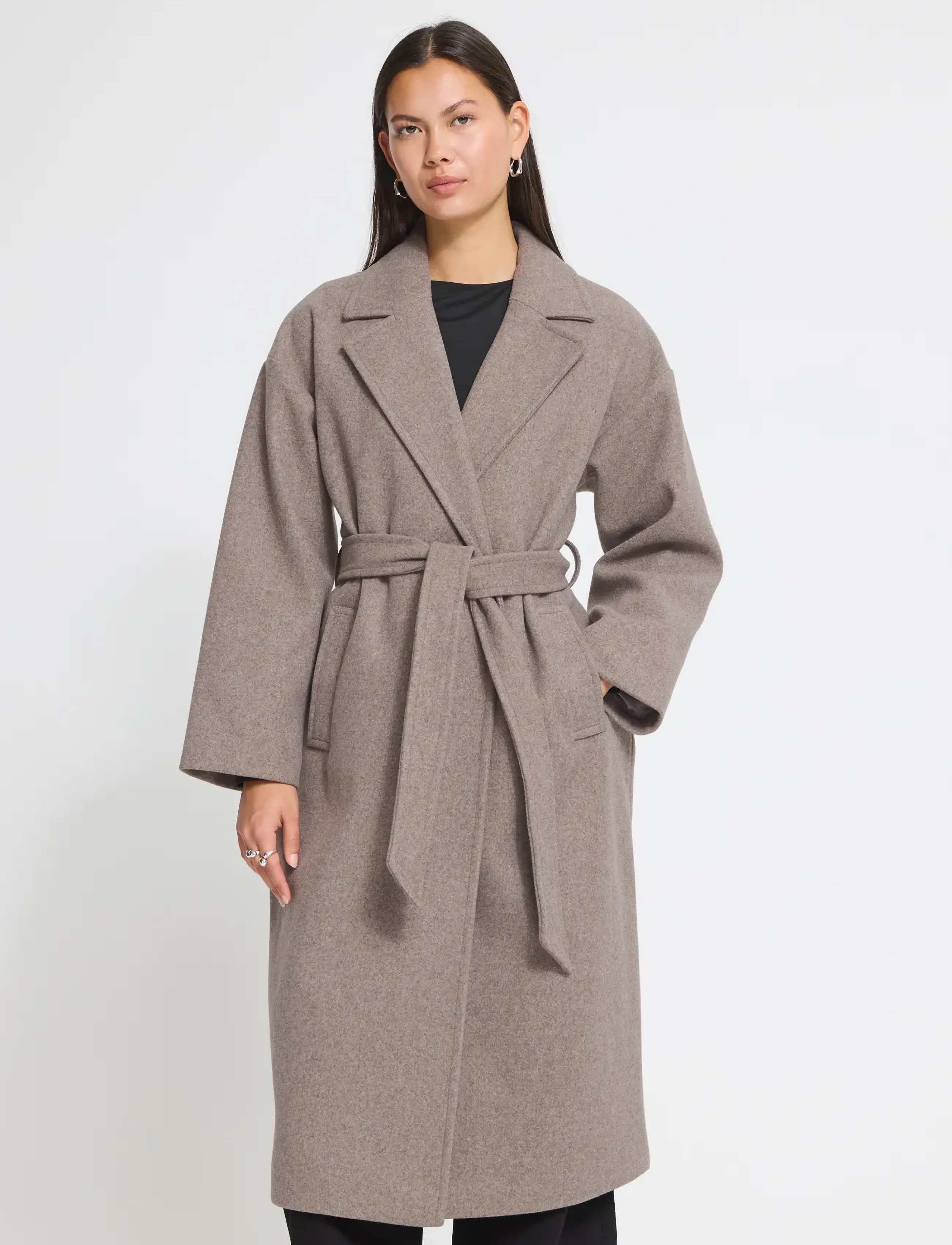 ICHI - IHJANNET JA8 - overtøj - taupe gray melange - 5