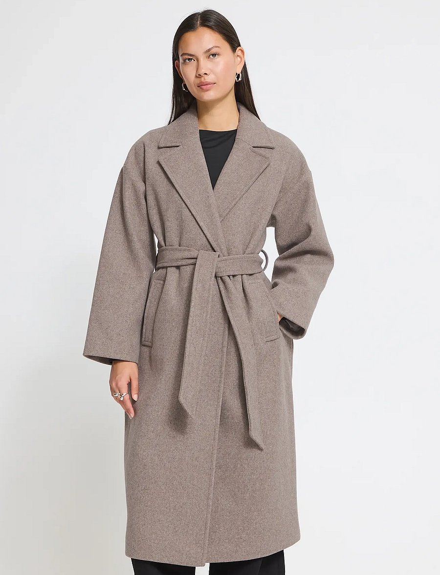 ICHI - IHJANNET JA8 - leichte mäntel - taupe gray melange - 5