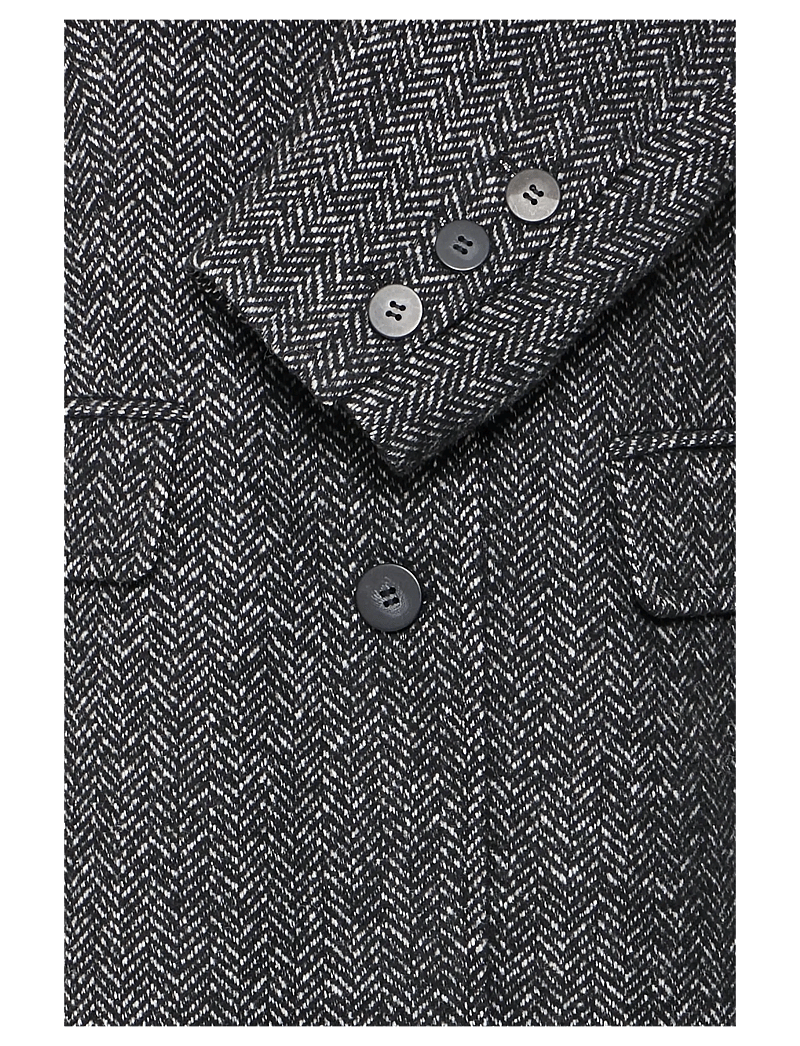 ICHI - IHEMMALU JA4 - trenchcoats - black herringbone structure - 3