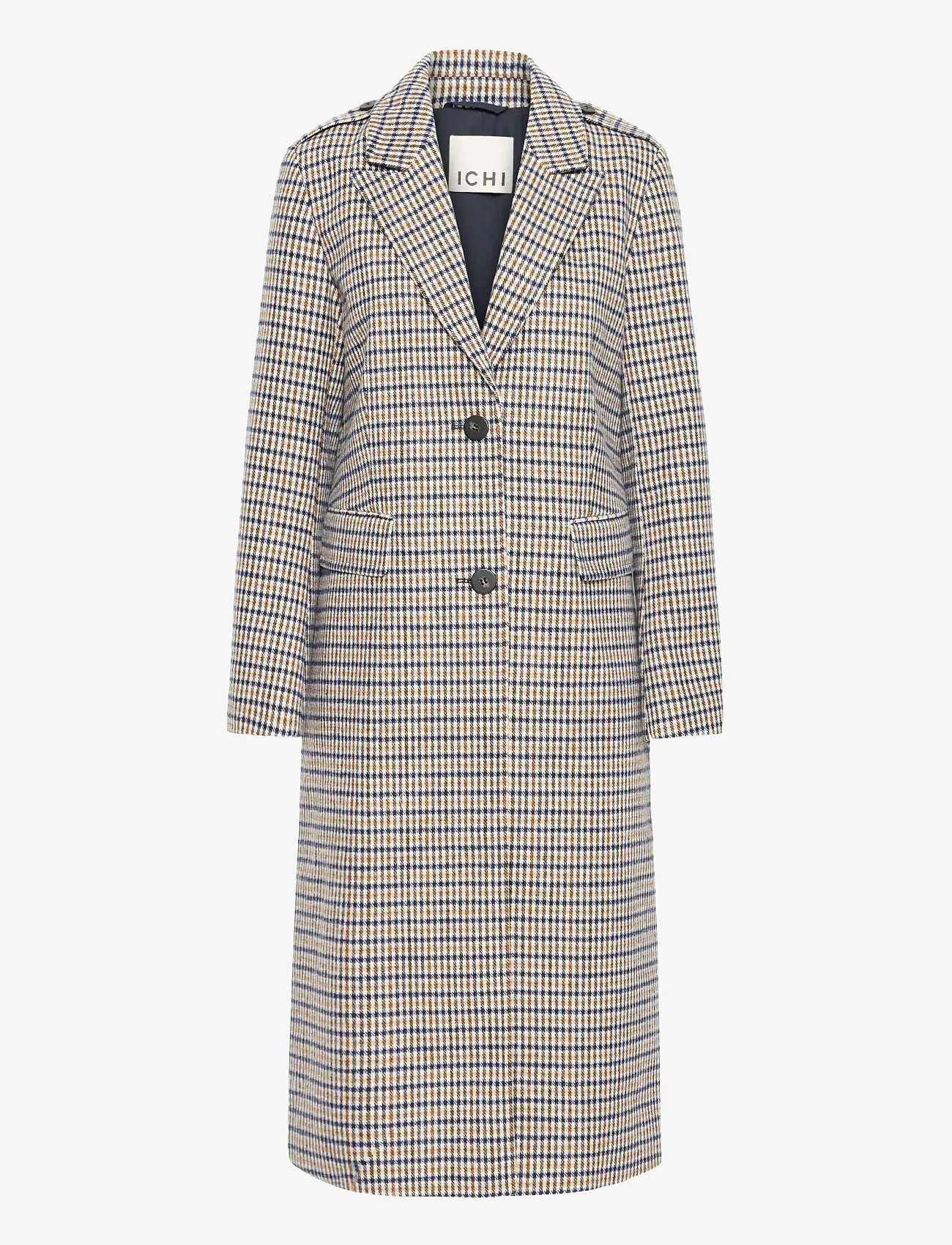 ICHI - IHEMMALU JA4 - frühlingsjacken - dark navy multi check - 0