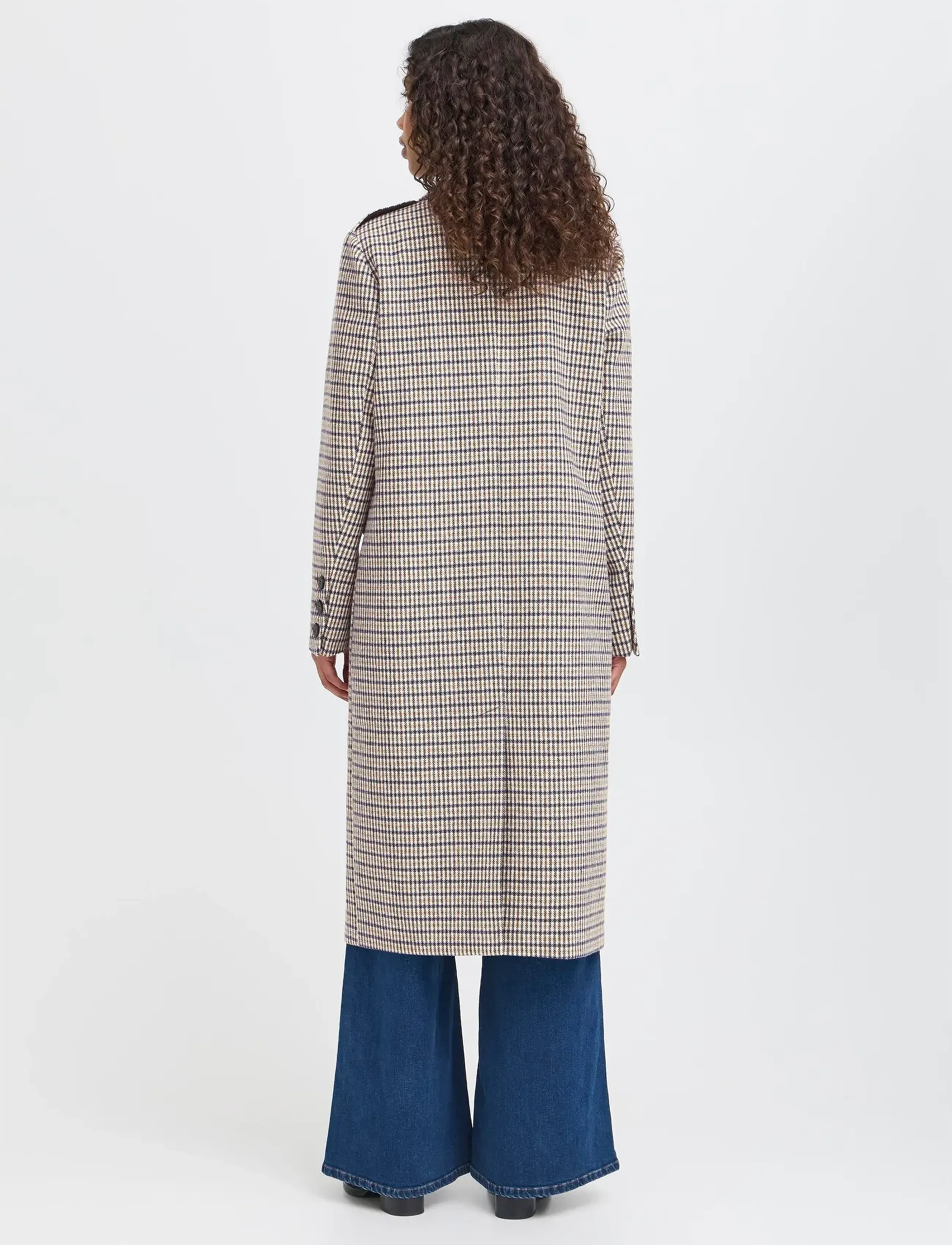 ICHI - IHEMMALU JA4 - overtøj - dark navy multi check - 5