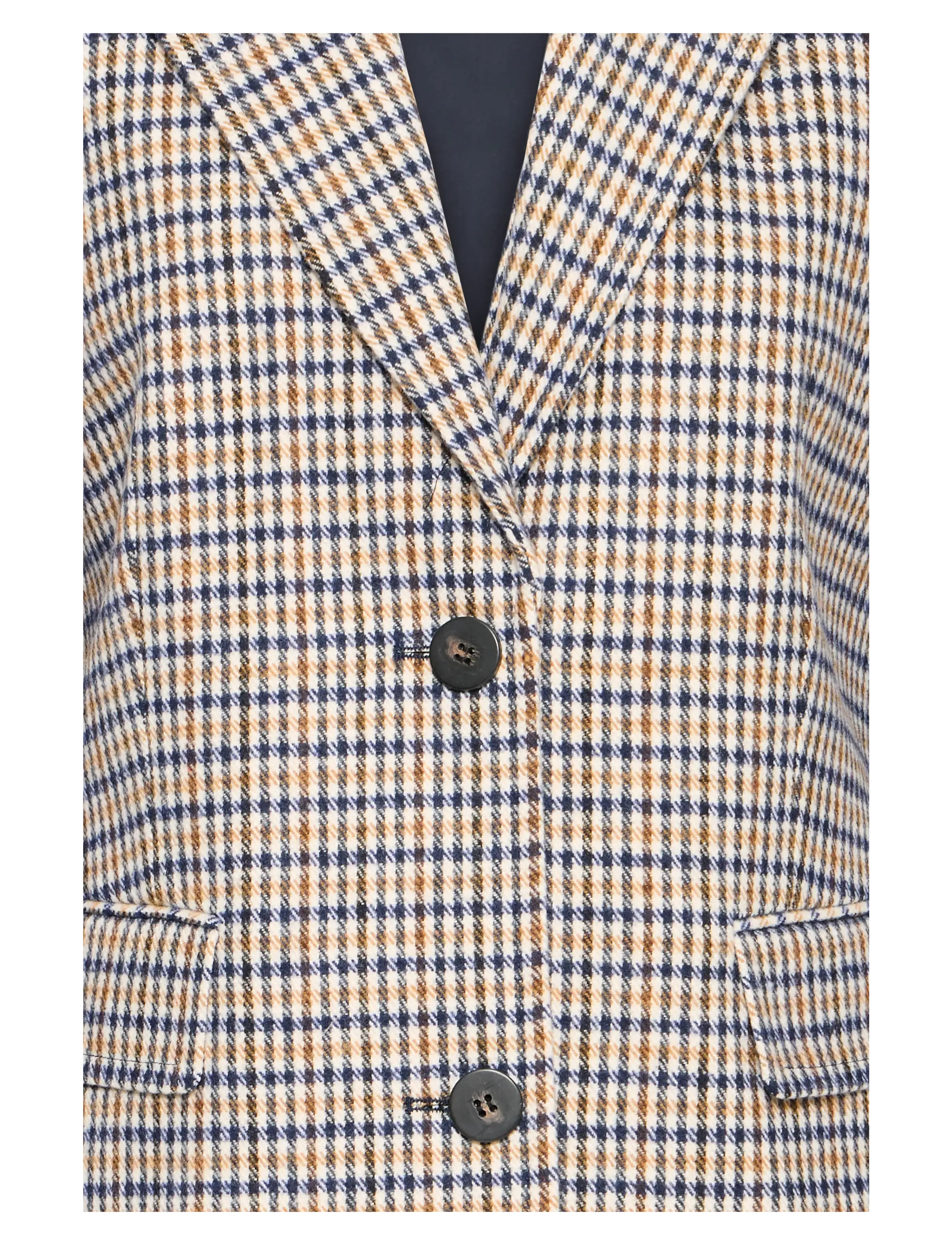 ICHI - IHEMMALU JA4 - overtøj - dark navy multi check - 3