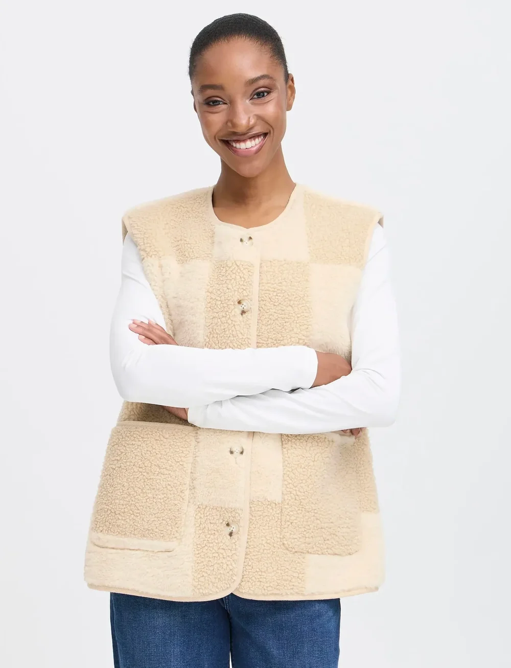 ICHI - IHTONZA WA - fall jackets - fog - 3