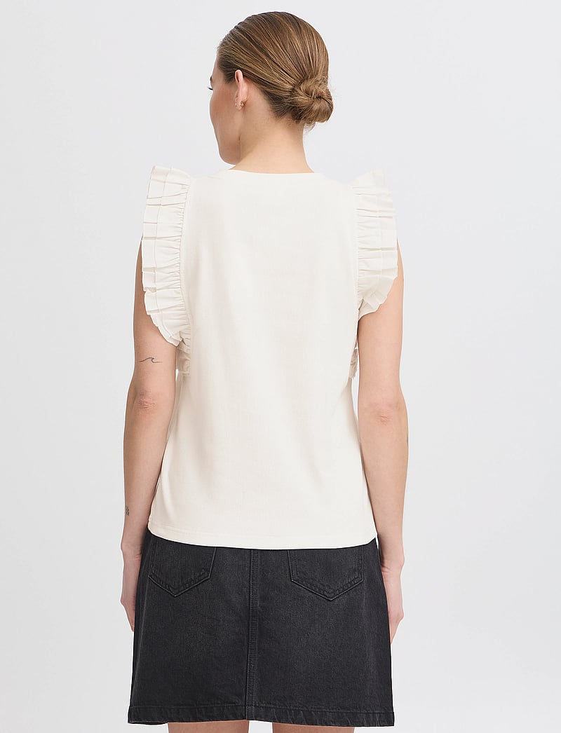 ICHI - IHPAITYN TO2 - Ärmellose blusen - cloud dancer - 4