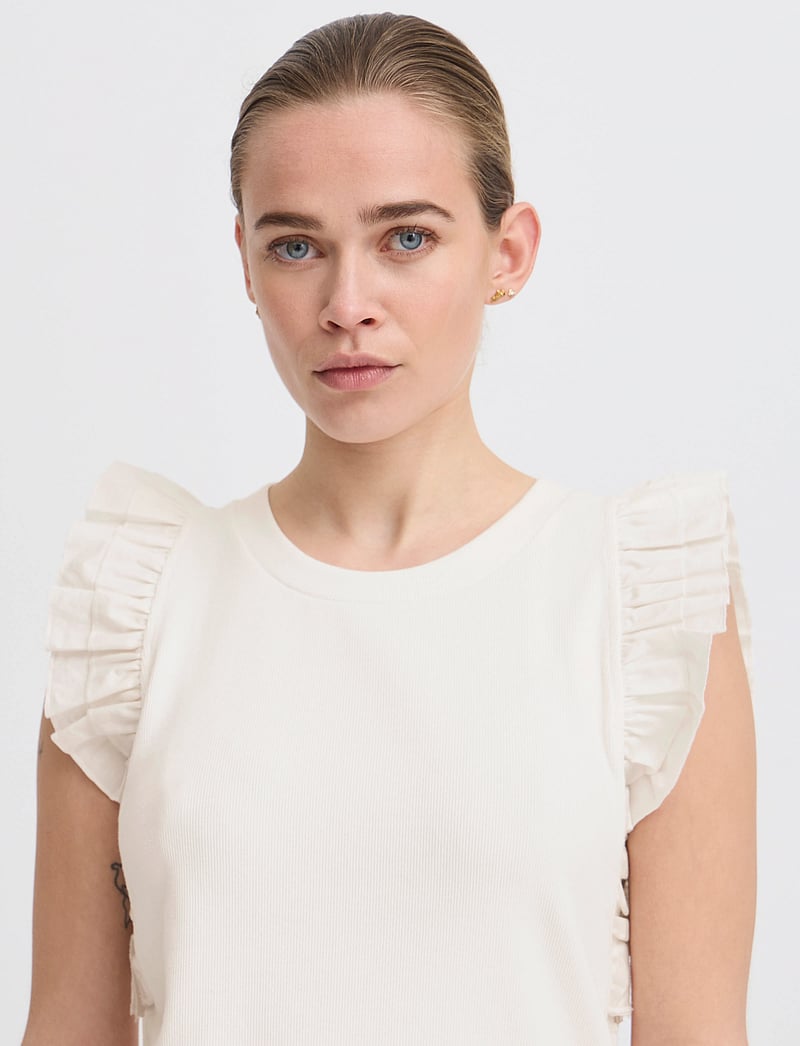 ICHI - IHPAITYN TO2 - Ärmellose blusen - cloud dancer - 5