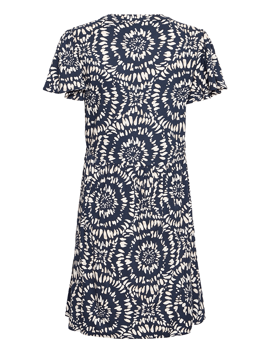 ICHI - IHAYA DR7 - korte kjoler - total eclipse ikat circle - 2