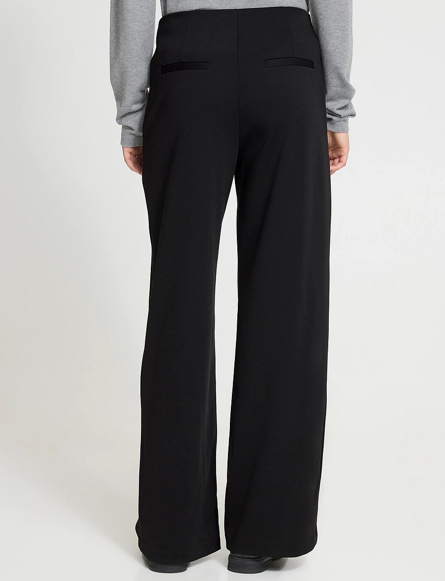 ICHI - IHKATE WIDE PA2 - wide leg trousers - black - 3