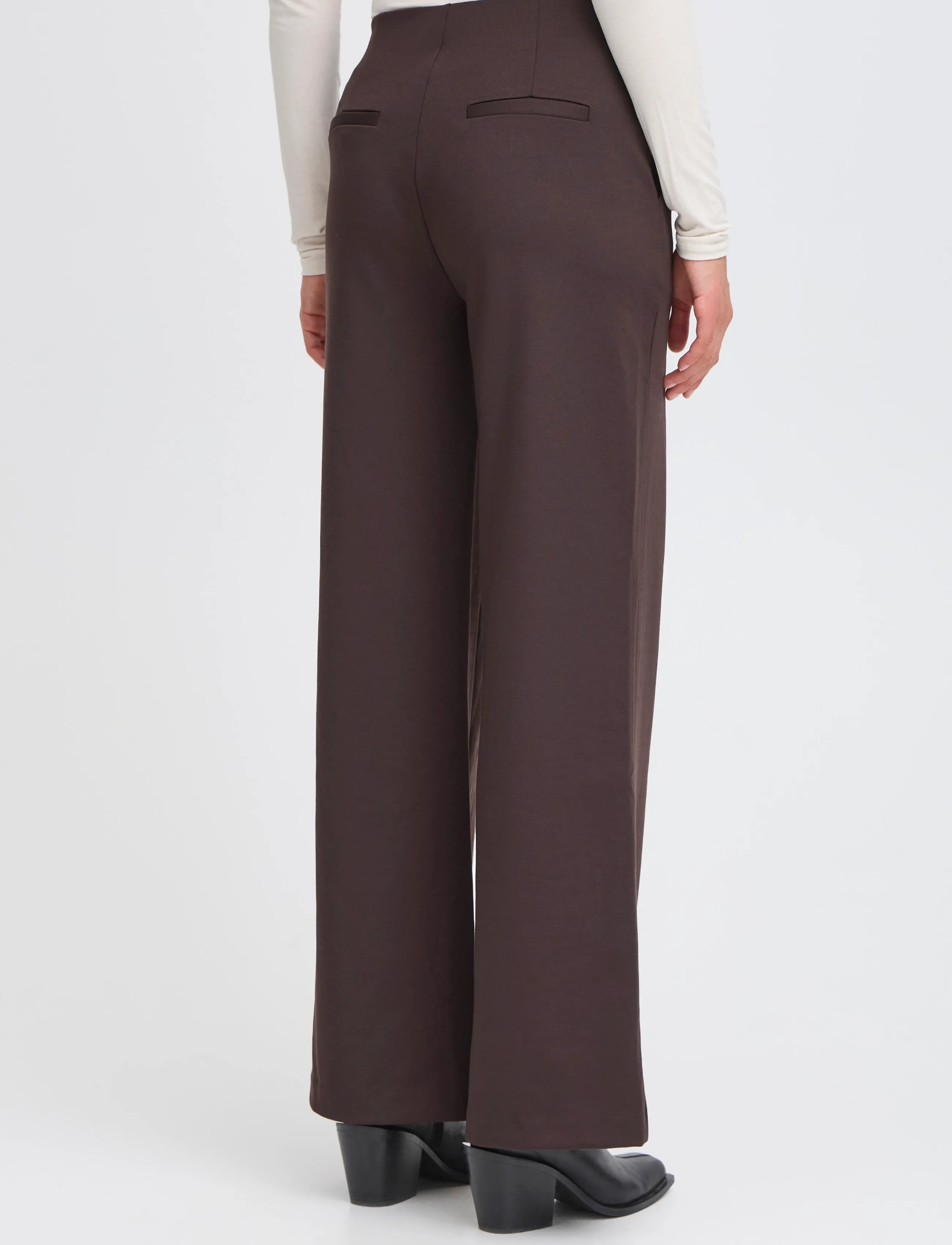 ICHI - IHKATE WIDE PA2 - vida byxor - chocolate torte - 3