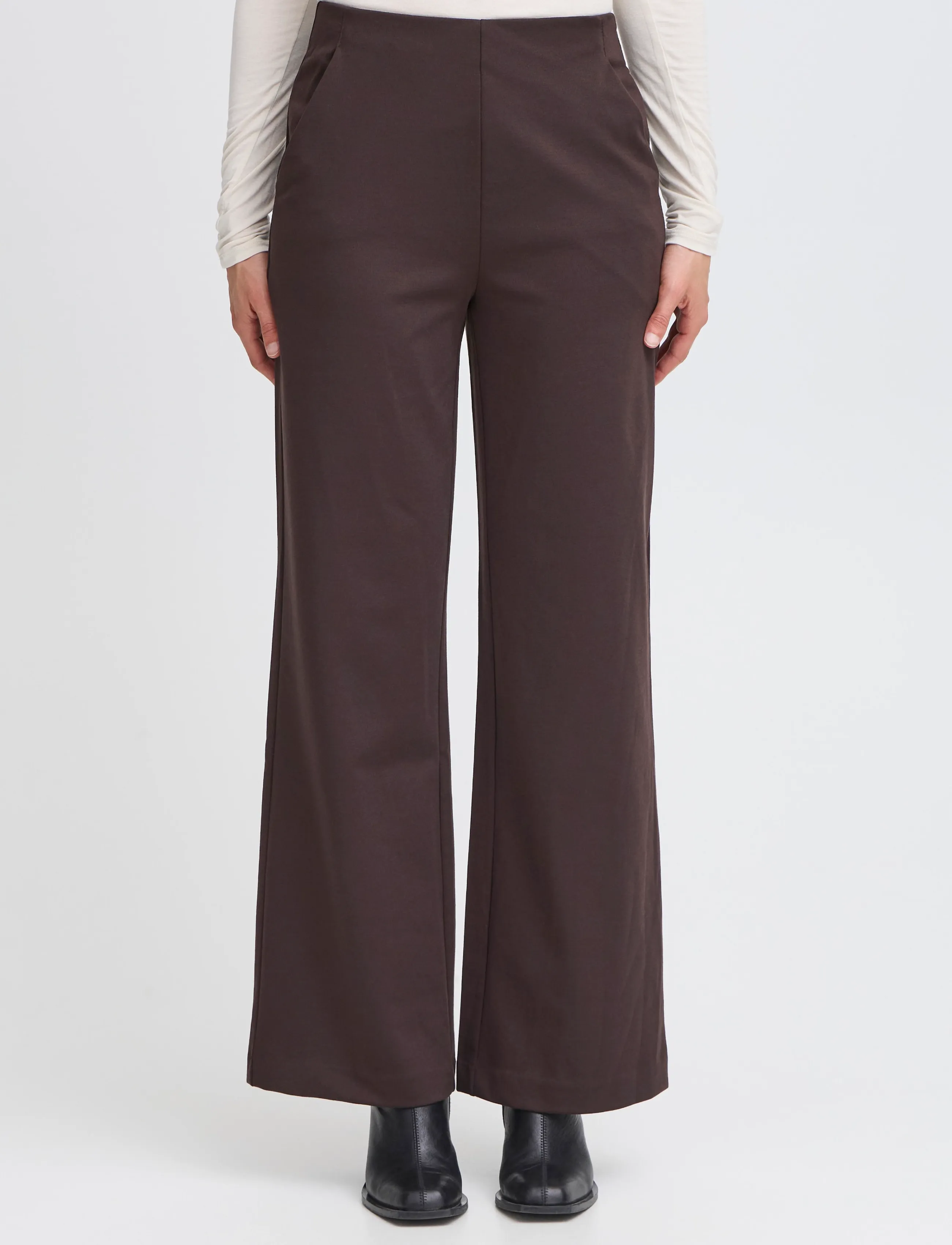ICHI - IHKATE WIDE PA2 - vida byxor - chocolate torte - 5