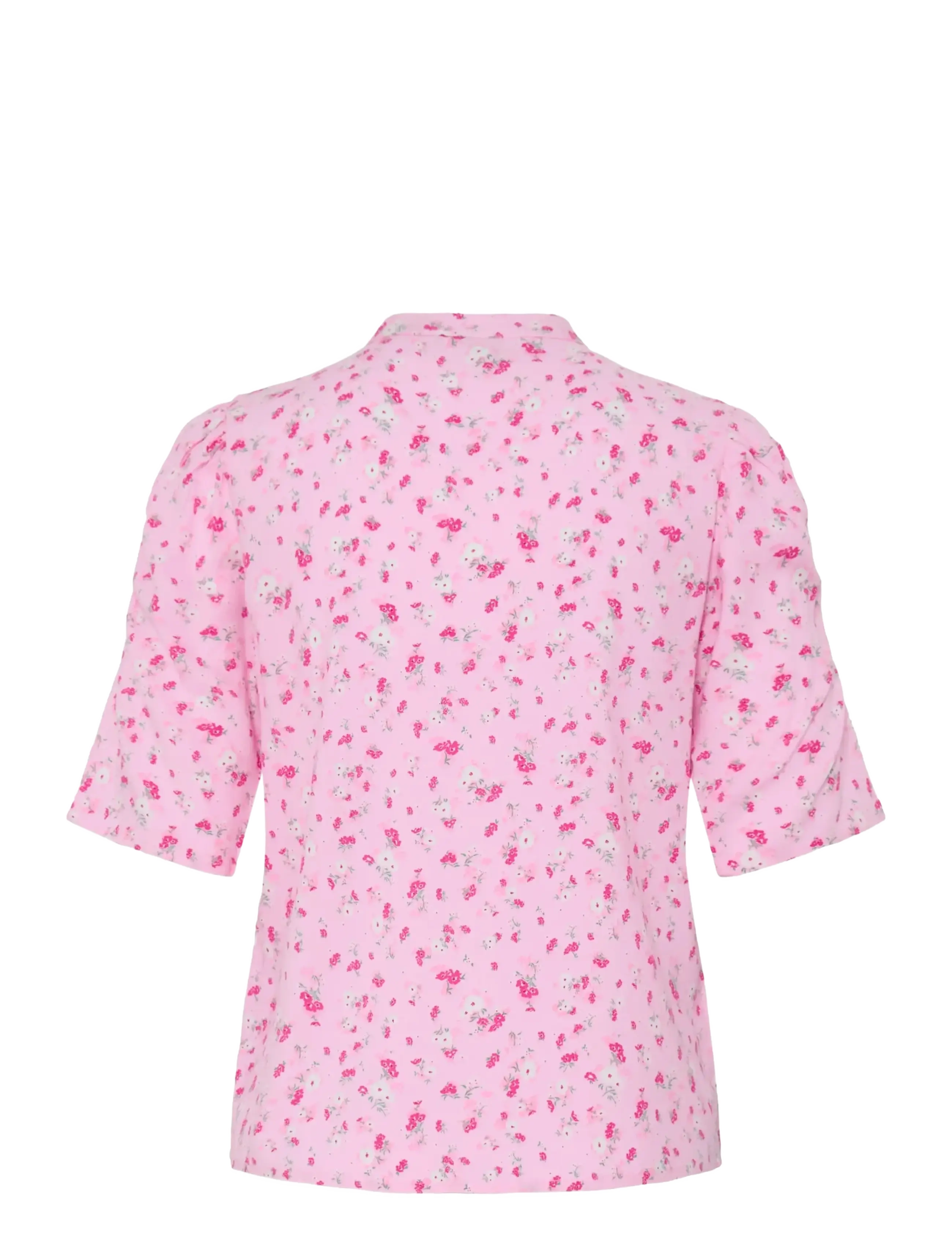 ICHI - IHVERA SH23 - kortærmede bluser - pink lady flower - 2
