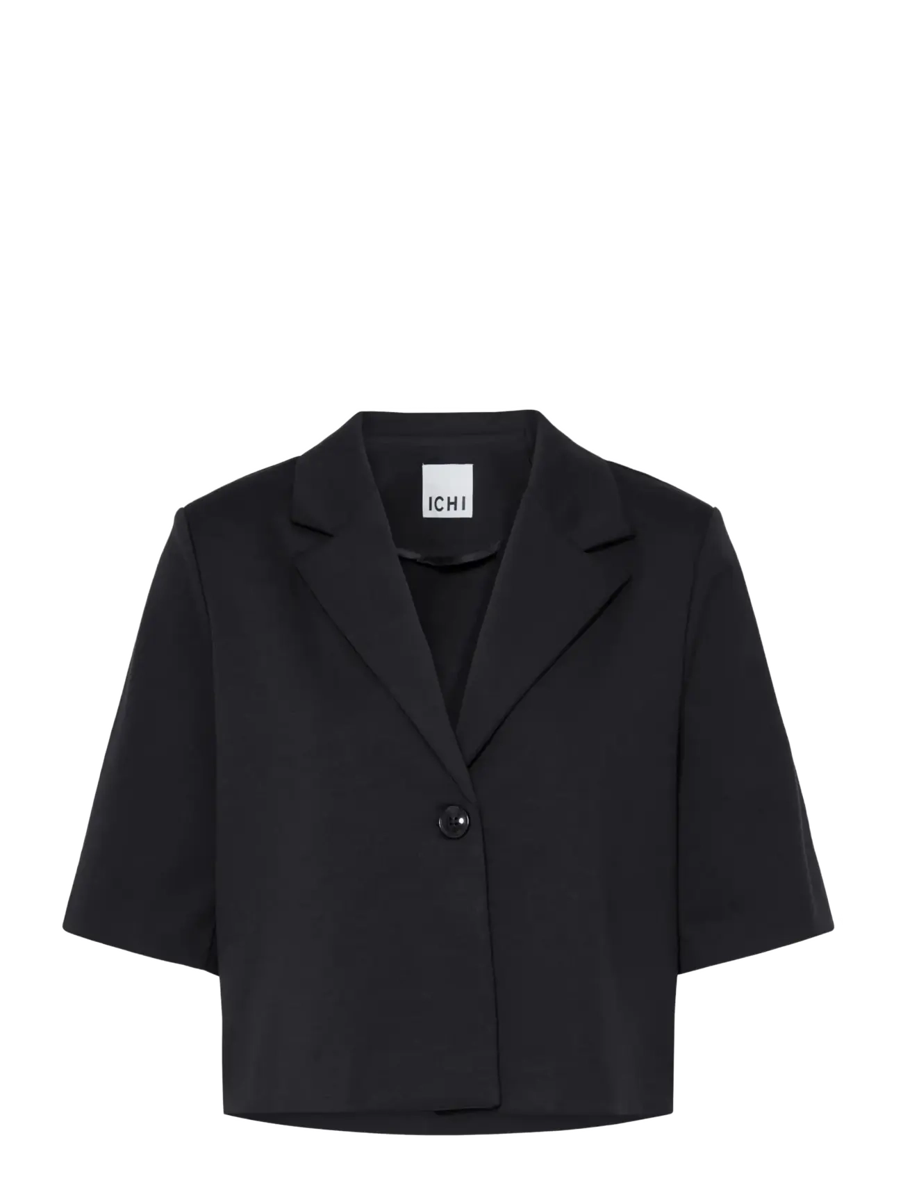ICHI IHKATE SUS CROPPED BL - Blazers - BLACK / black